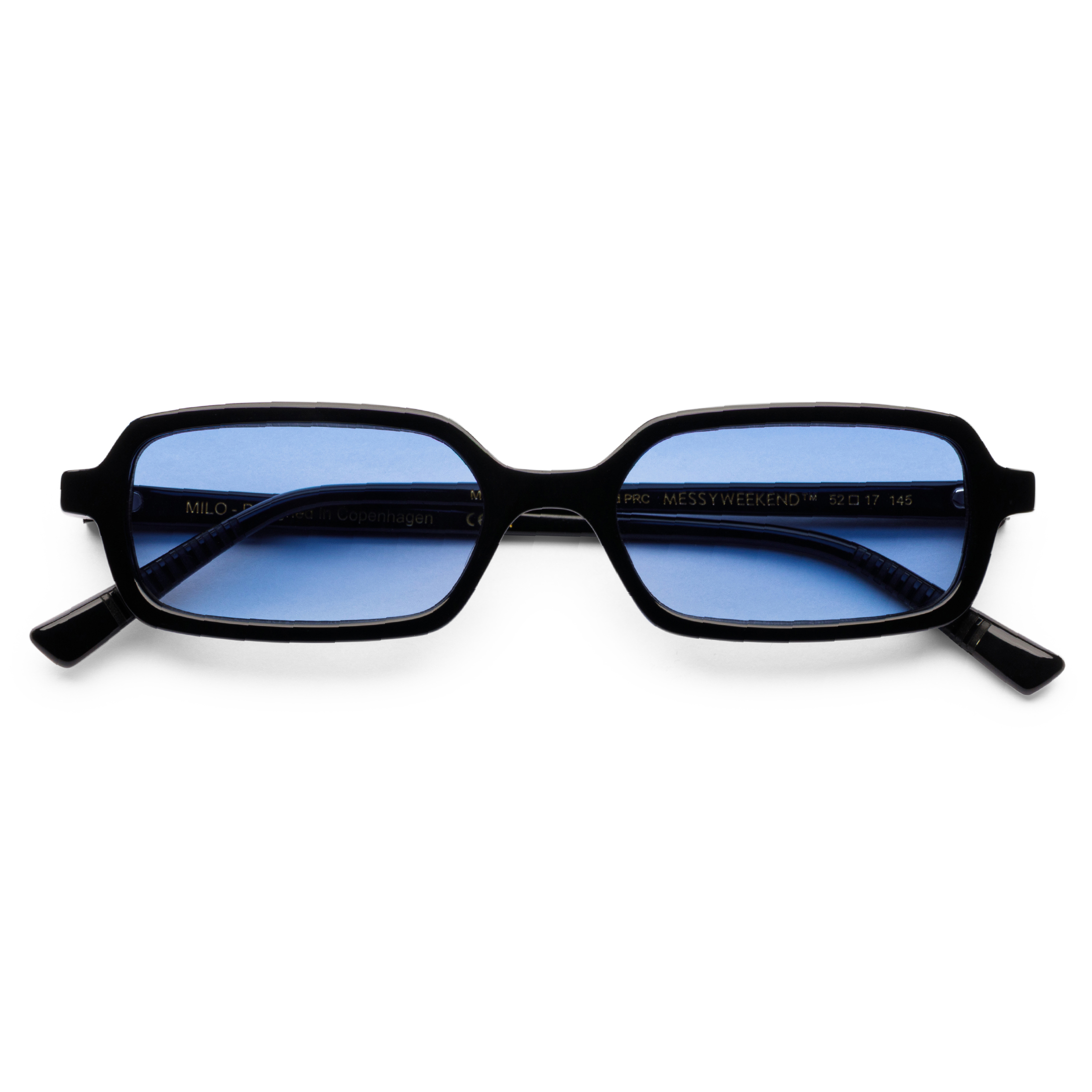 MessyWeekend | MILO  в черно със сини преливащи стъкла - 2