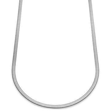 Essentials | 5 mm Silver-Tone Herringbone Chain Necklace Essentials | 5 mm Silver-Tone Herringbone Chain Necklace