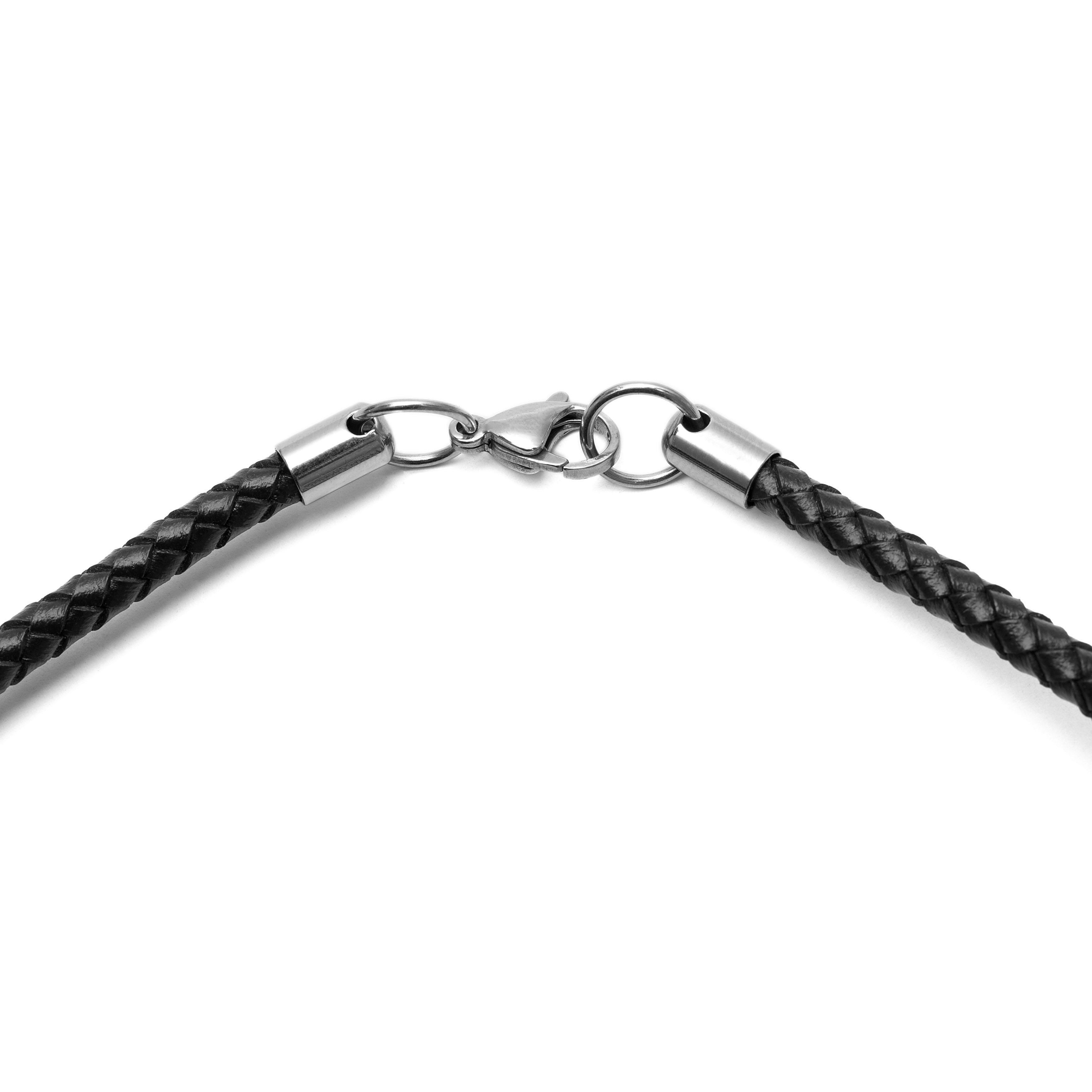 Ram Thor’s Hammer Black Leather Necklace - 7