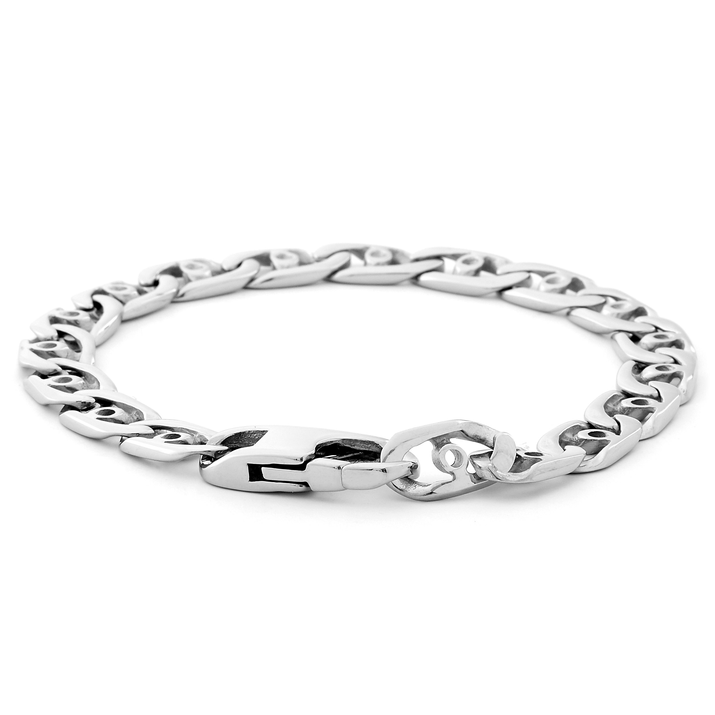 Flaches Kettenarmband - 3