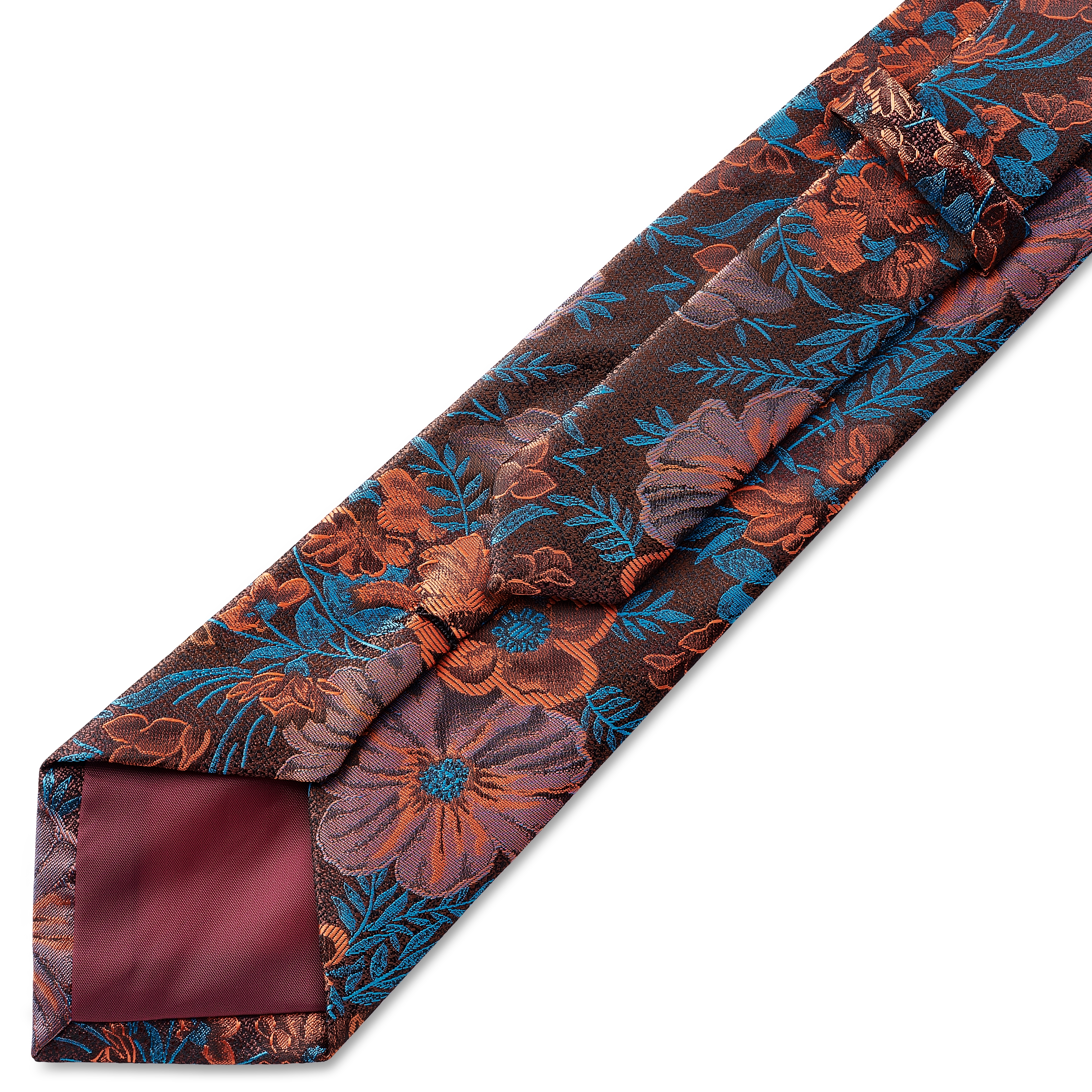 Dianthus | 8 cm Burnt Orange Flower Tie - 3