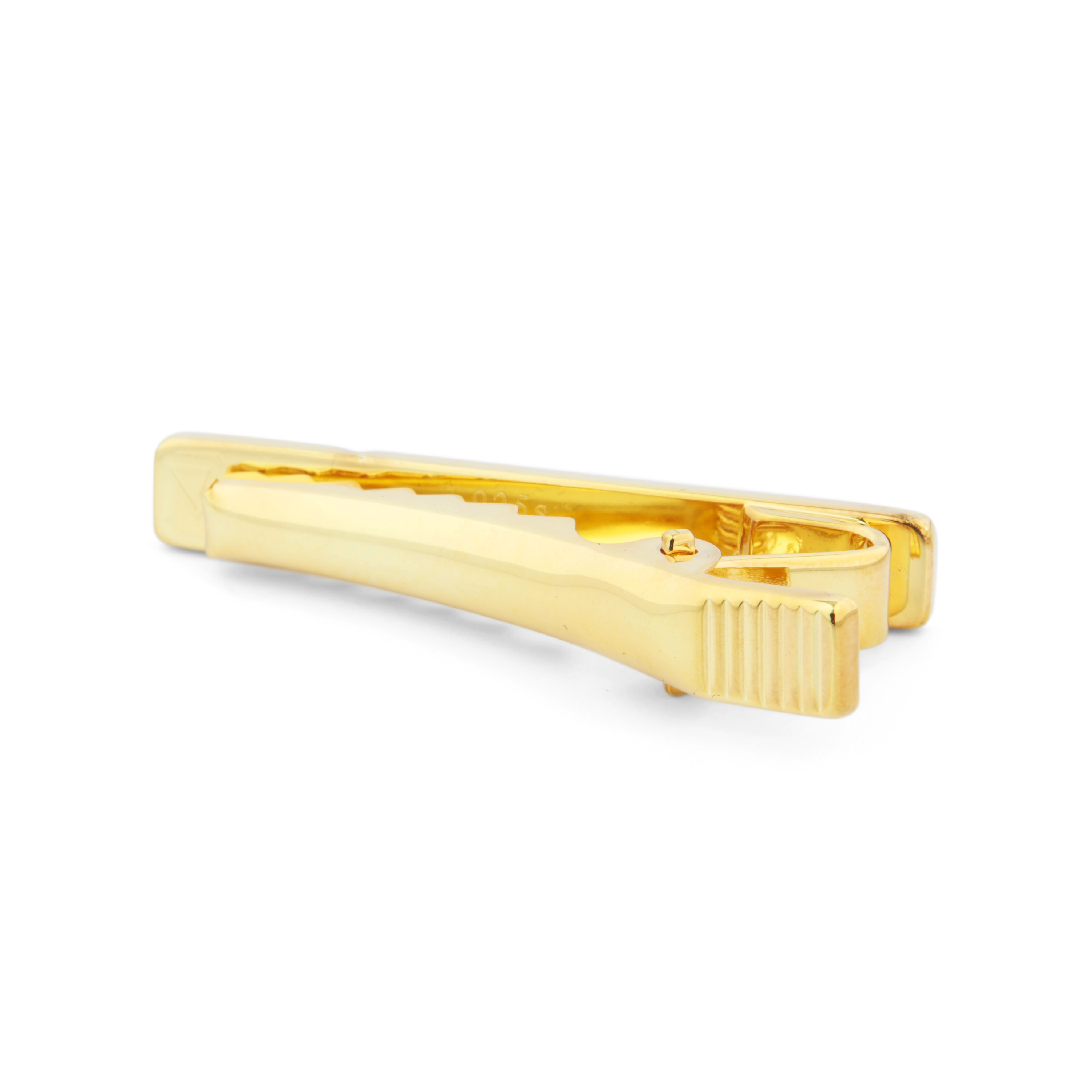 Zelta 925s Īsa kaklasaišu saspraude, viena grope - 3