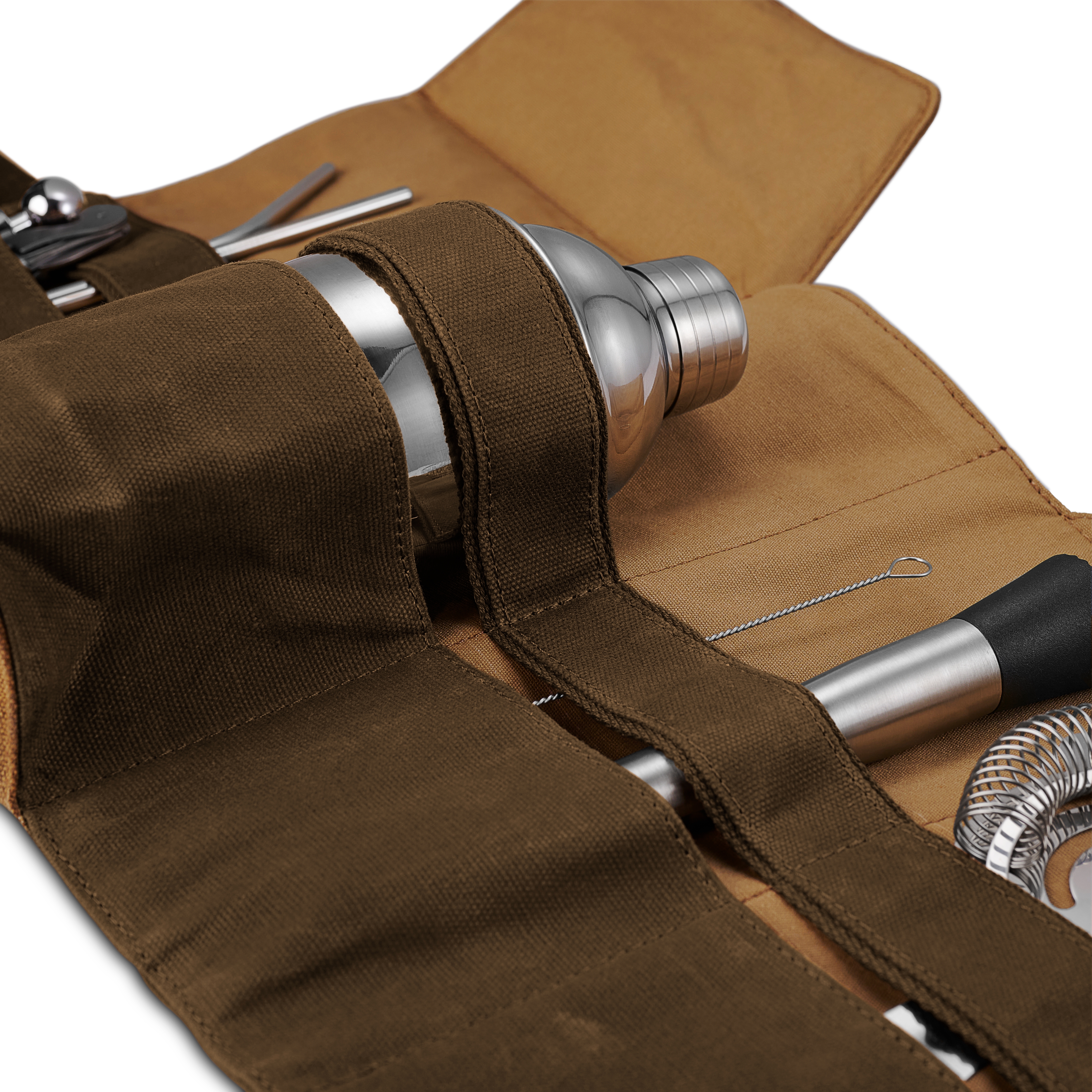 Маслиненозелена барманска чанта - 3