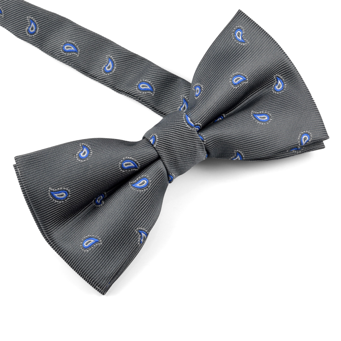 Grijze Vlinderdas Met Patronen - 2