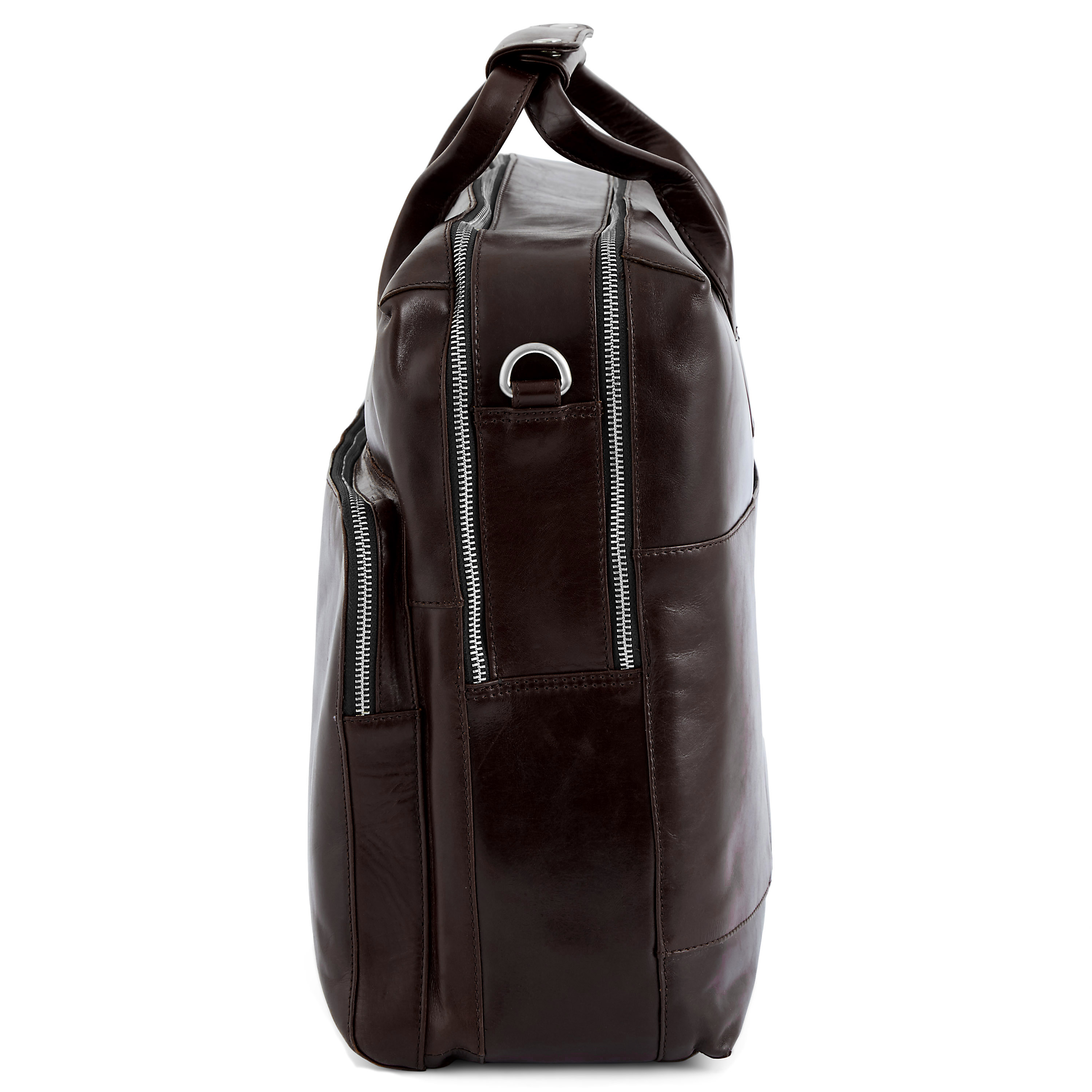 Bandolera grande marrón oscuro Jasper - 15