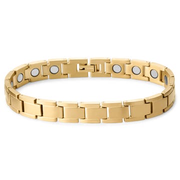 Gold-Tone Pure Magnetic Titanium Bracelet