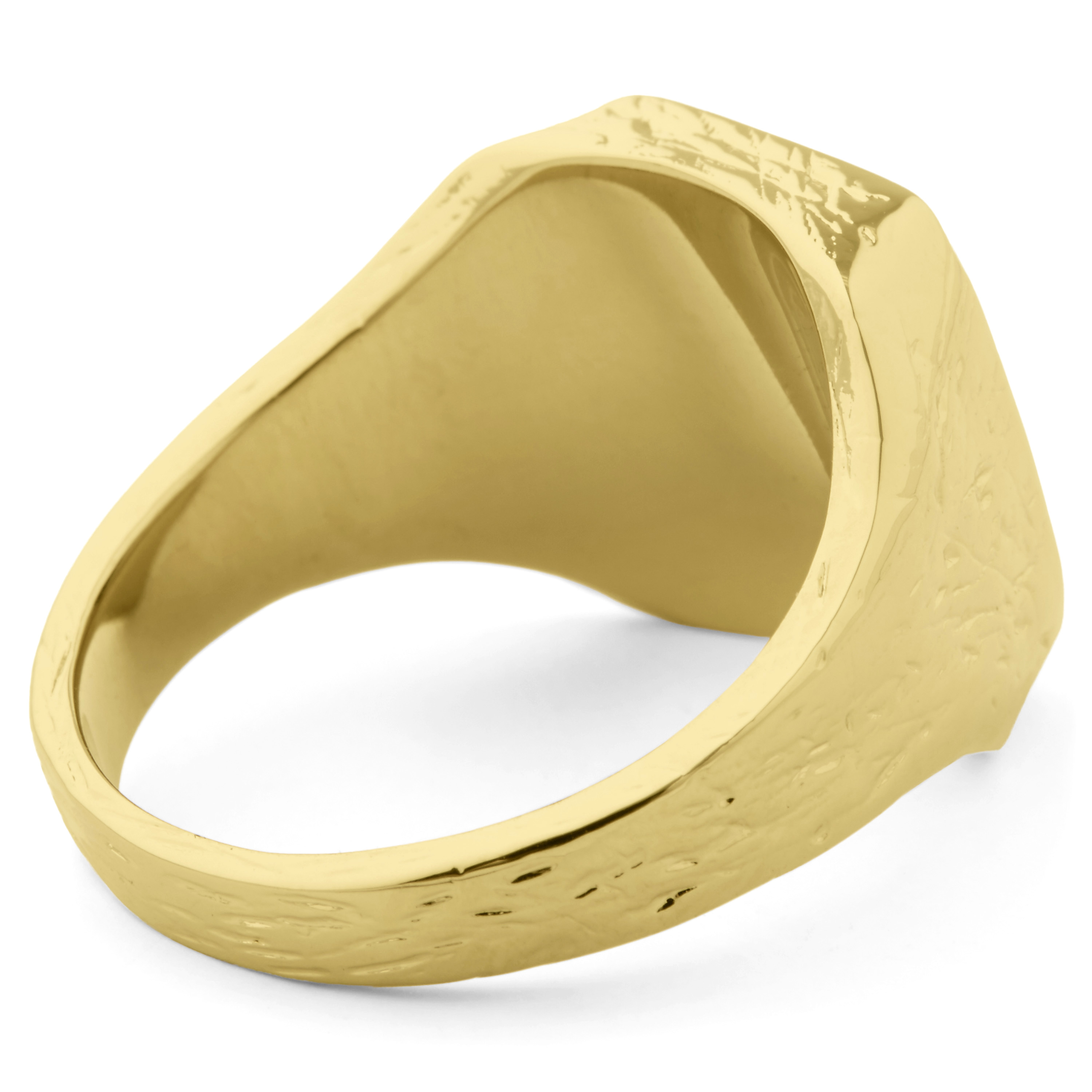 Django Signet 925s Gold Classic Ring - 3