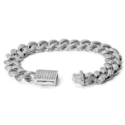 2 Bracciali Cubani In Acciaio Inox - Uomo/Donna, Regalo Elegante - Foto 2