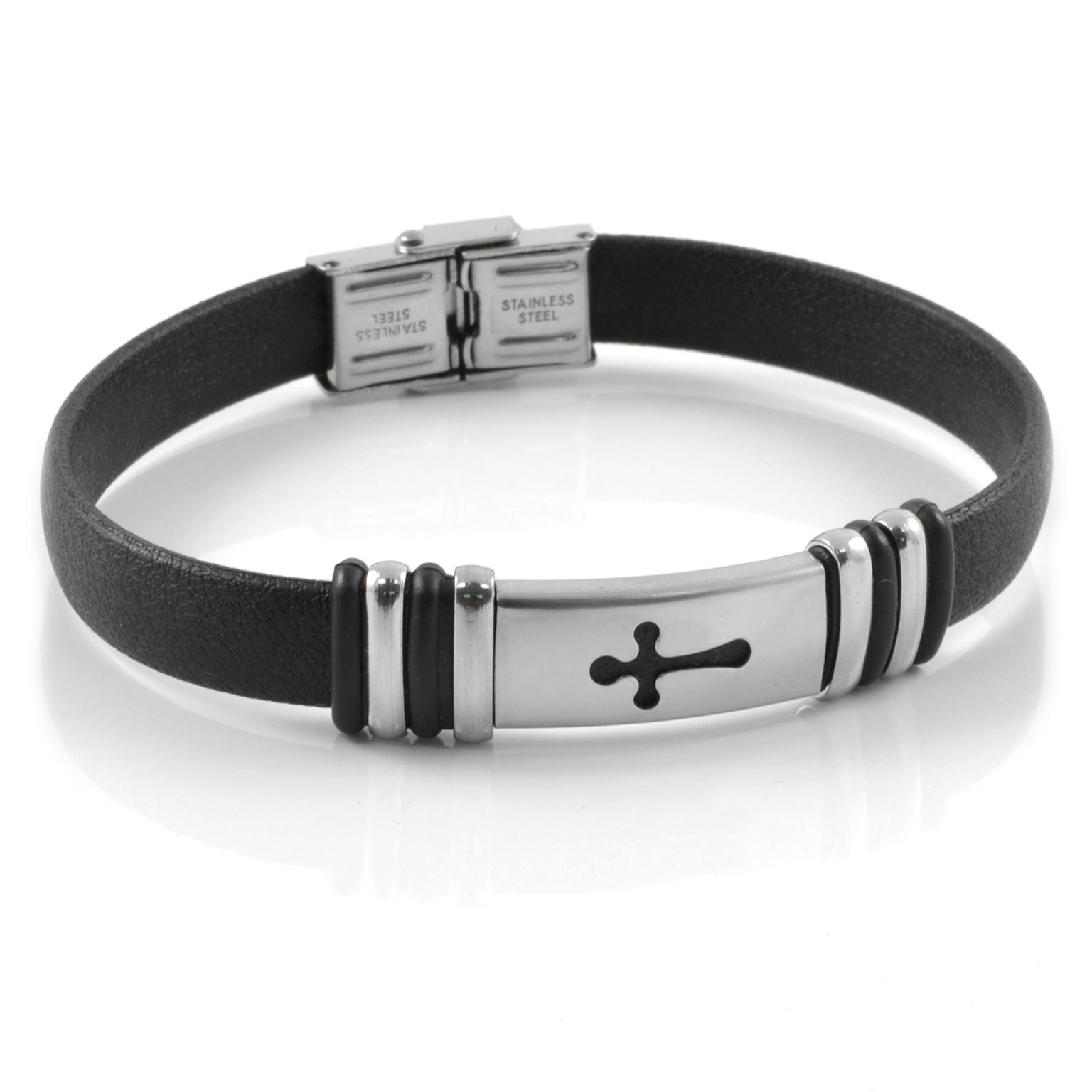 Rubber Cross Bracelet Rubber Cross Bracelet