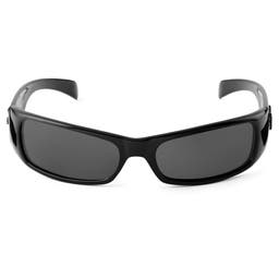 Moses Verge polariserte solbriller i sort og grå - Kategori 3.5