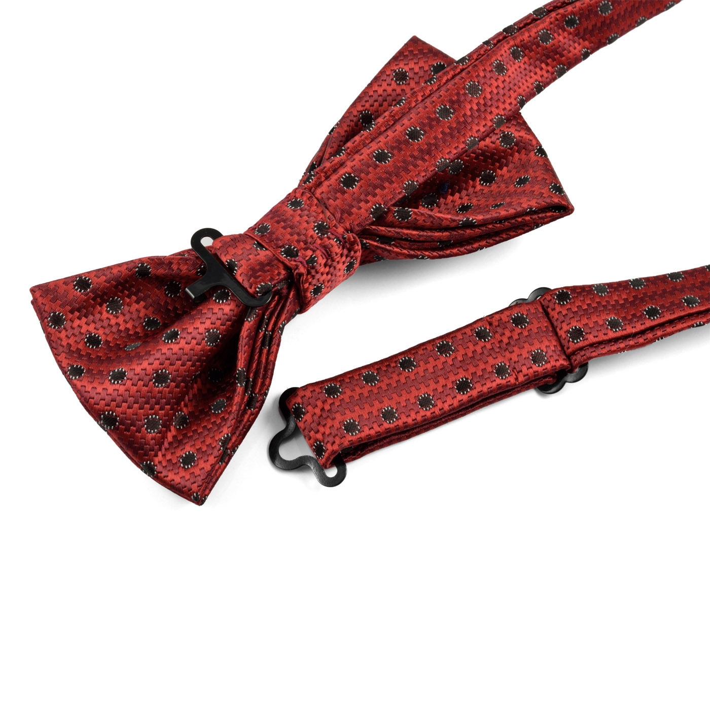 Rote, schwarz gepunktete Fliege - 3