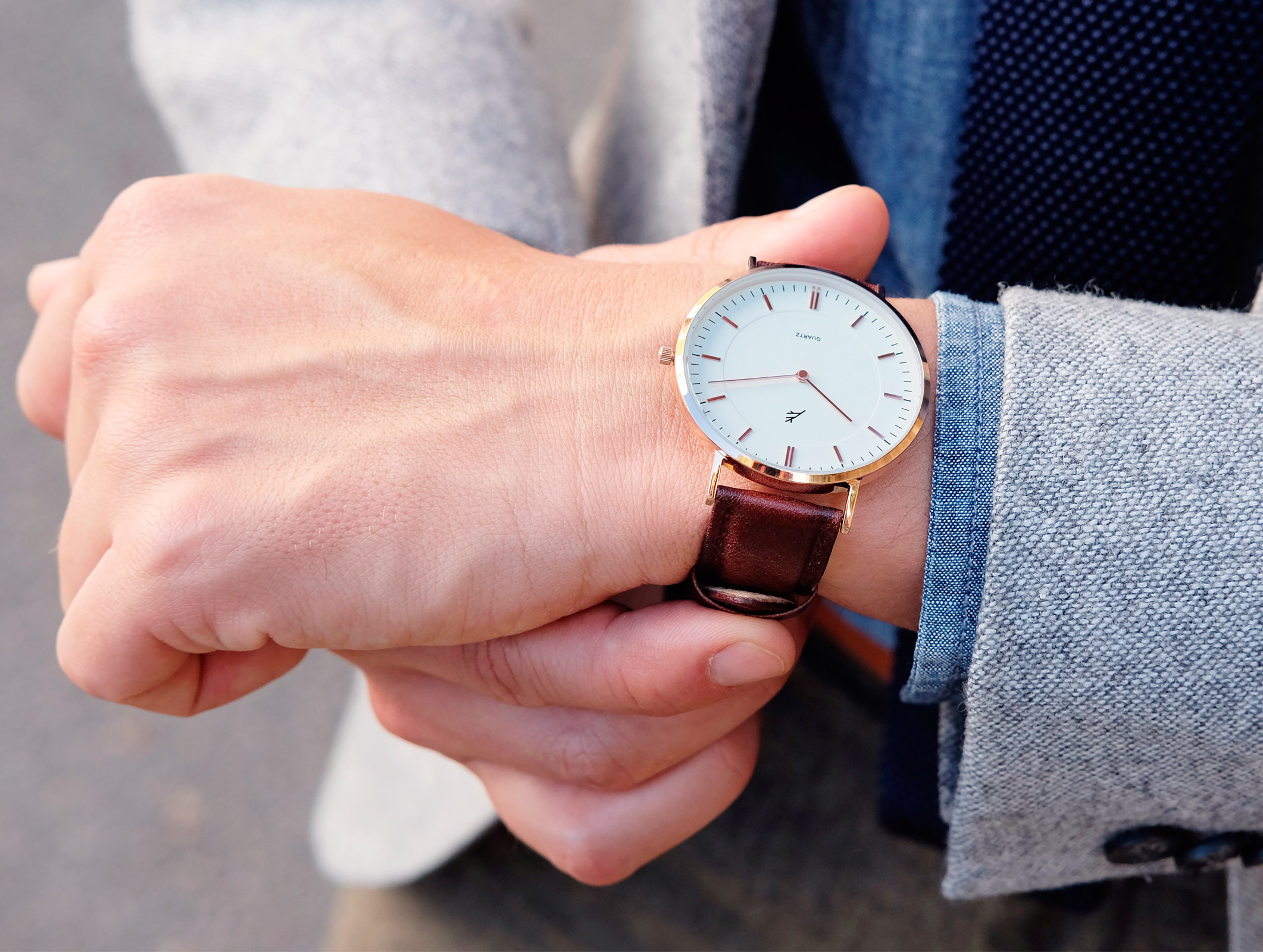 Rosègoud & Bruin Nivil Horloge - 7