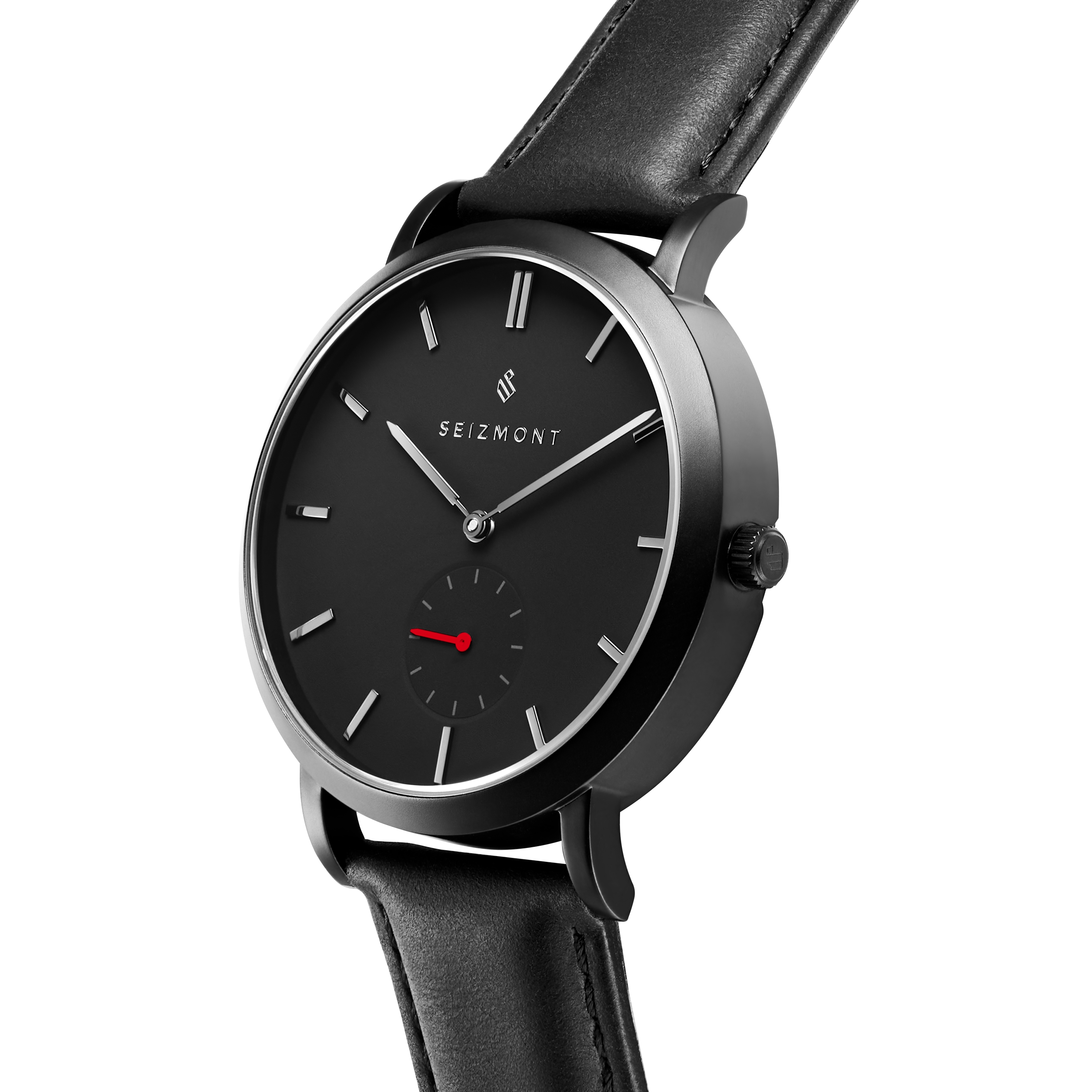 Montre minimaliste  Aether Isaac noire et rouge - 7