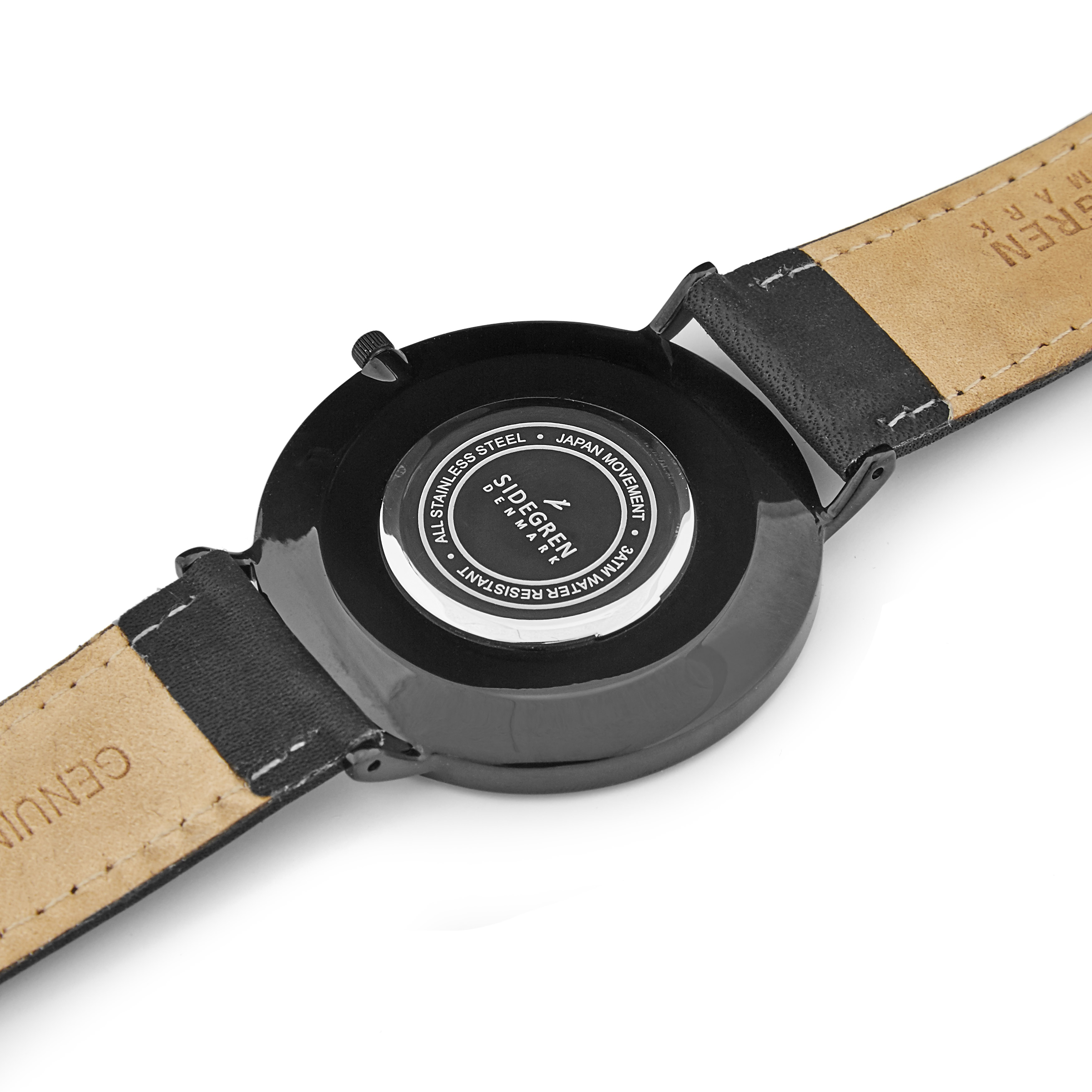 Reloj Nivil negro y plata - 5