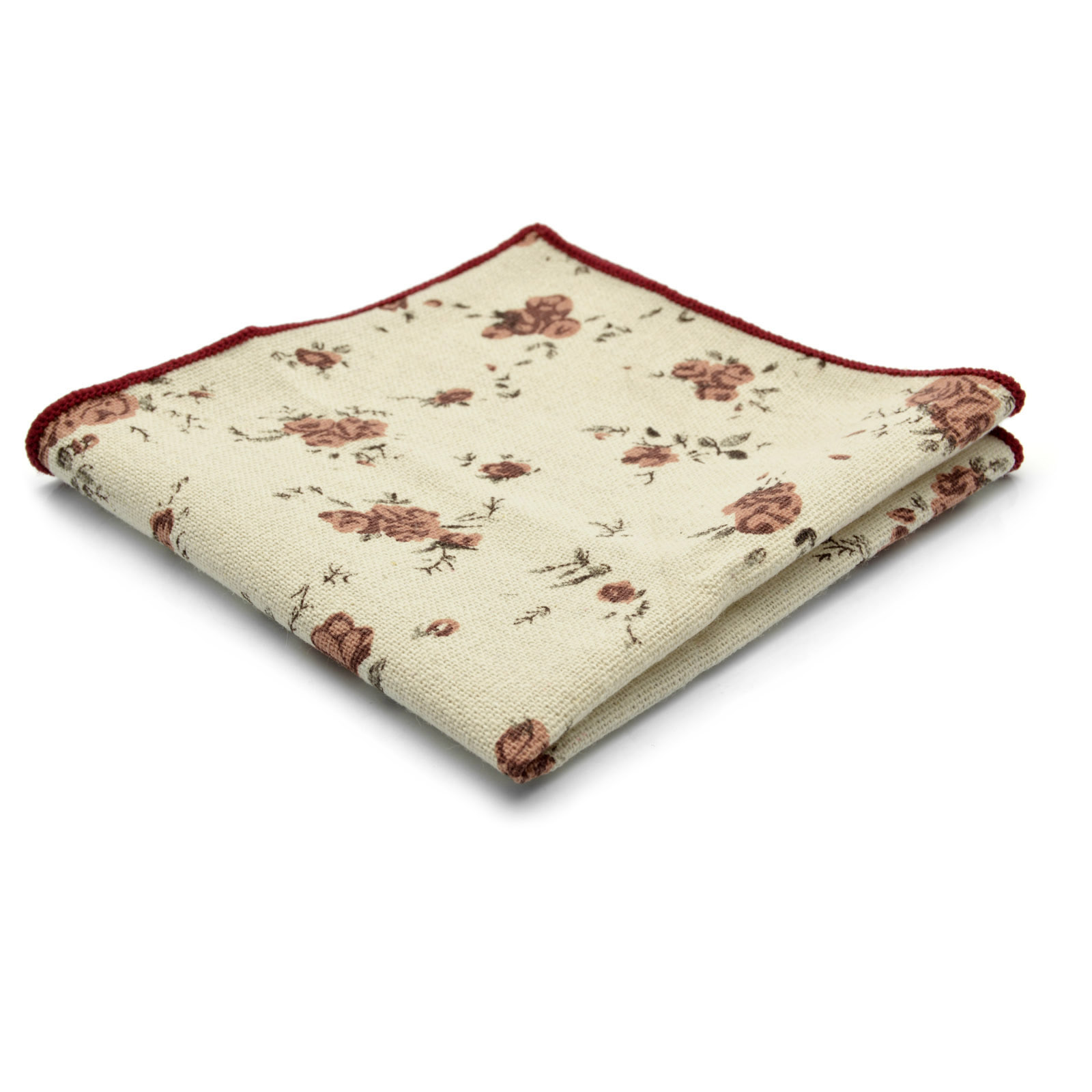 Mouchoir de poche à roses - 1