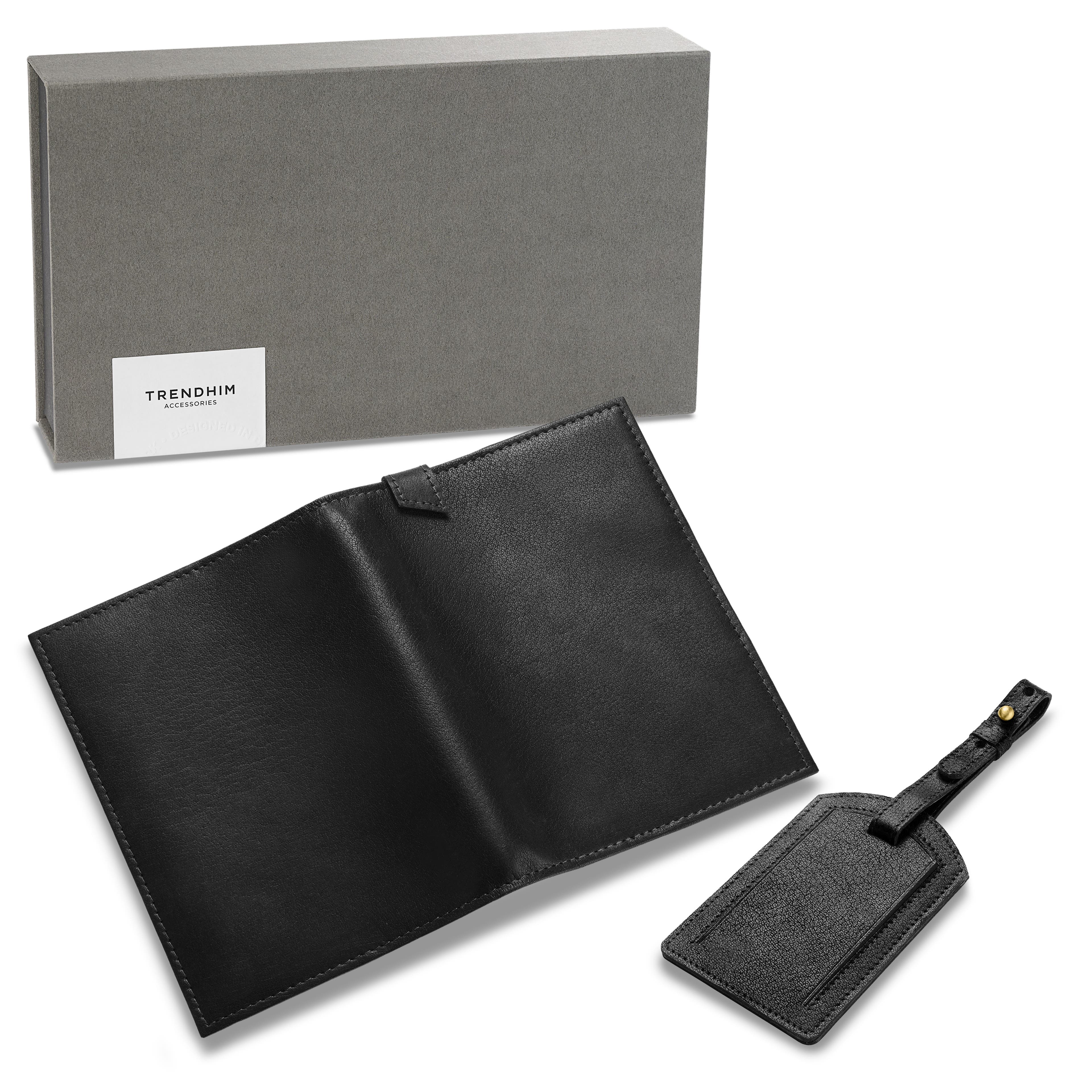 Travel Gift Box | Black Leather