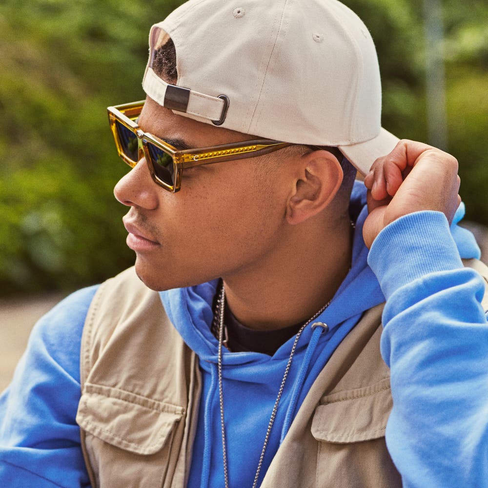 hover: Lacuna | White Baseball Cap hover: Lacuna | White Baseball Cap