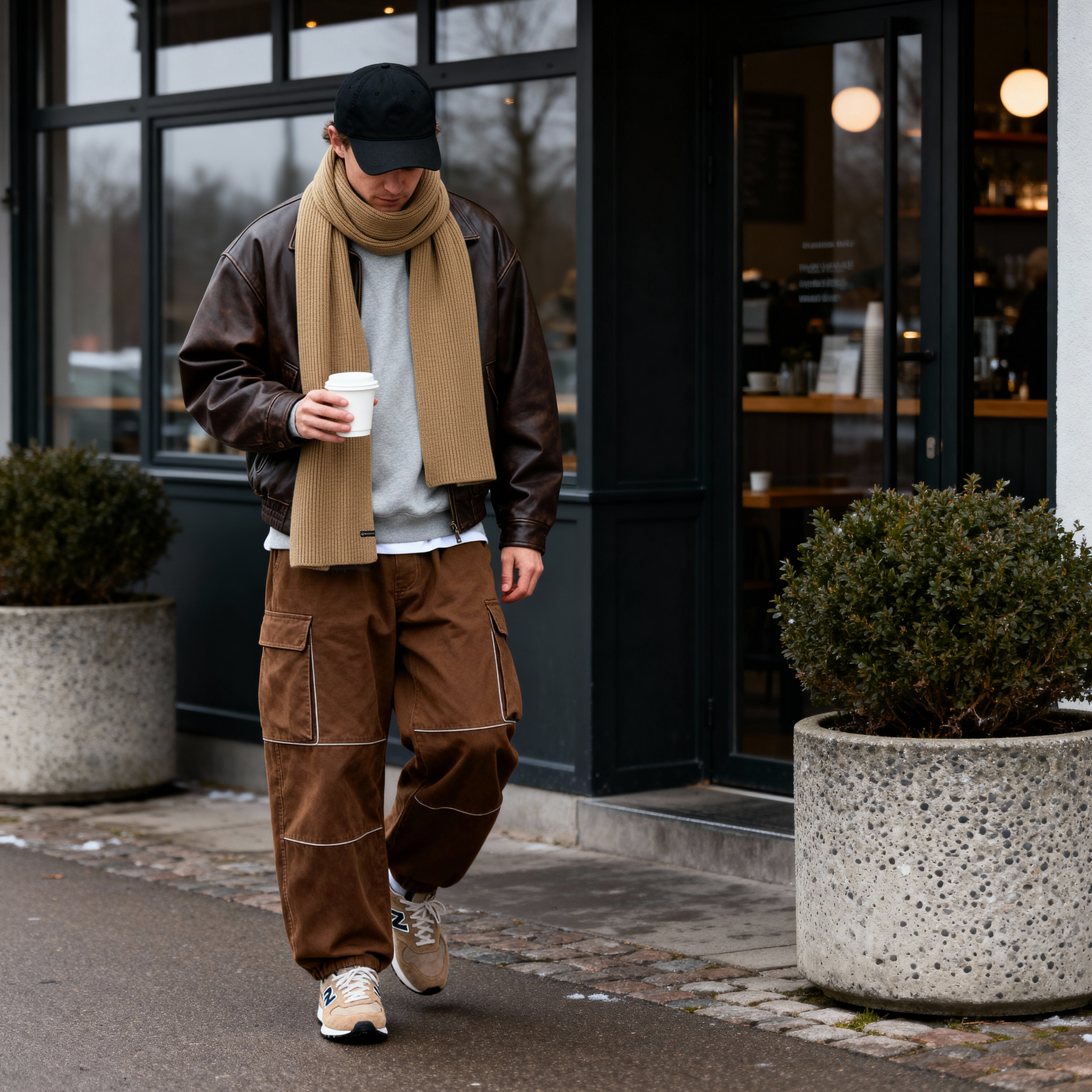 Baltic | Sand Rib Knitted Acrylic Scarf - 2