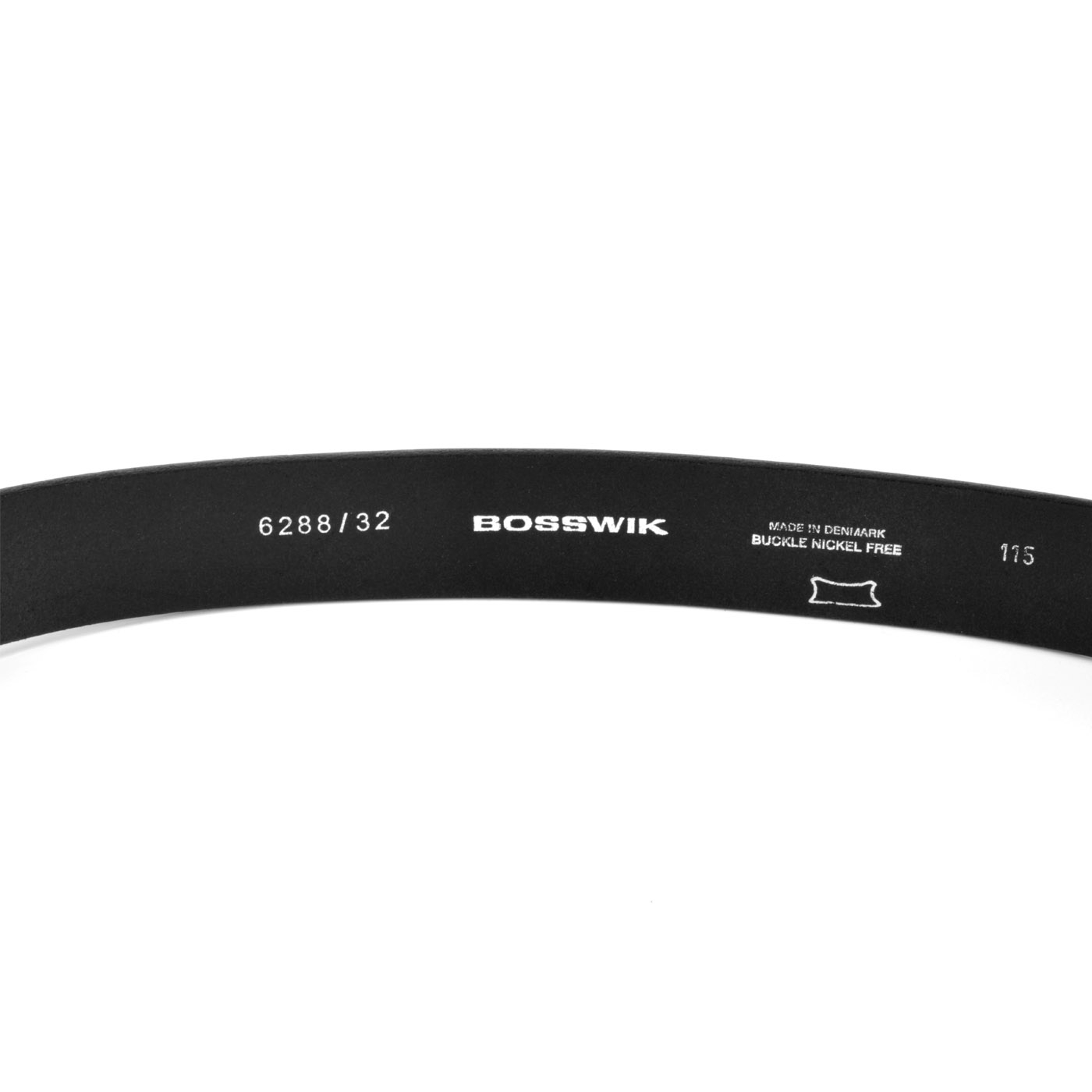 Black Gold-Tone Buckle Leather Belt - 3