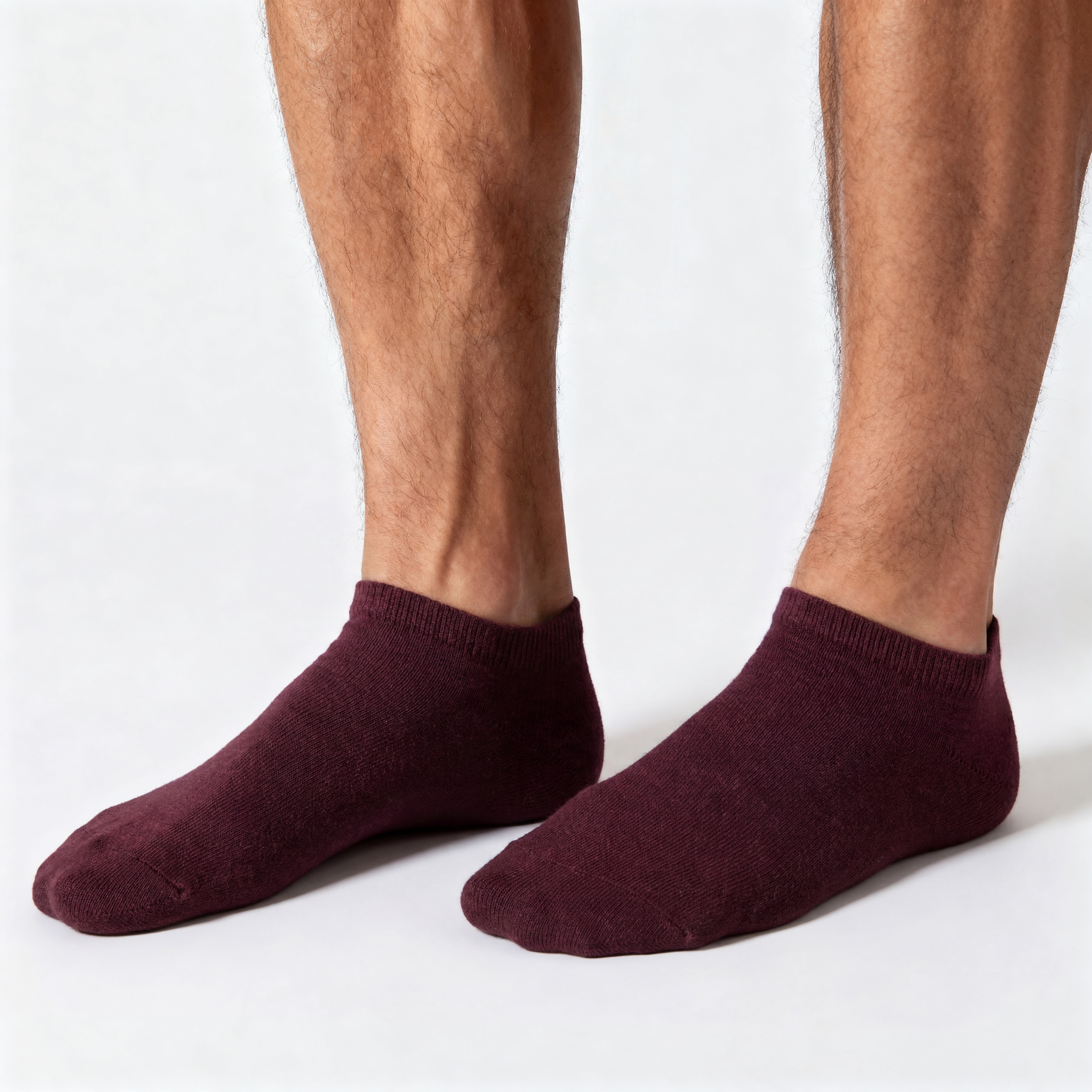 TrueFeel | 3 db sötétbíbor bambusz bokazokni - 3