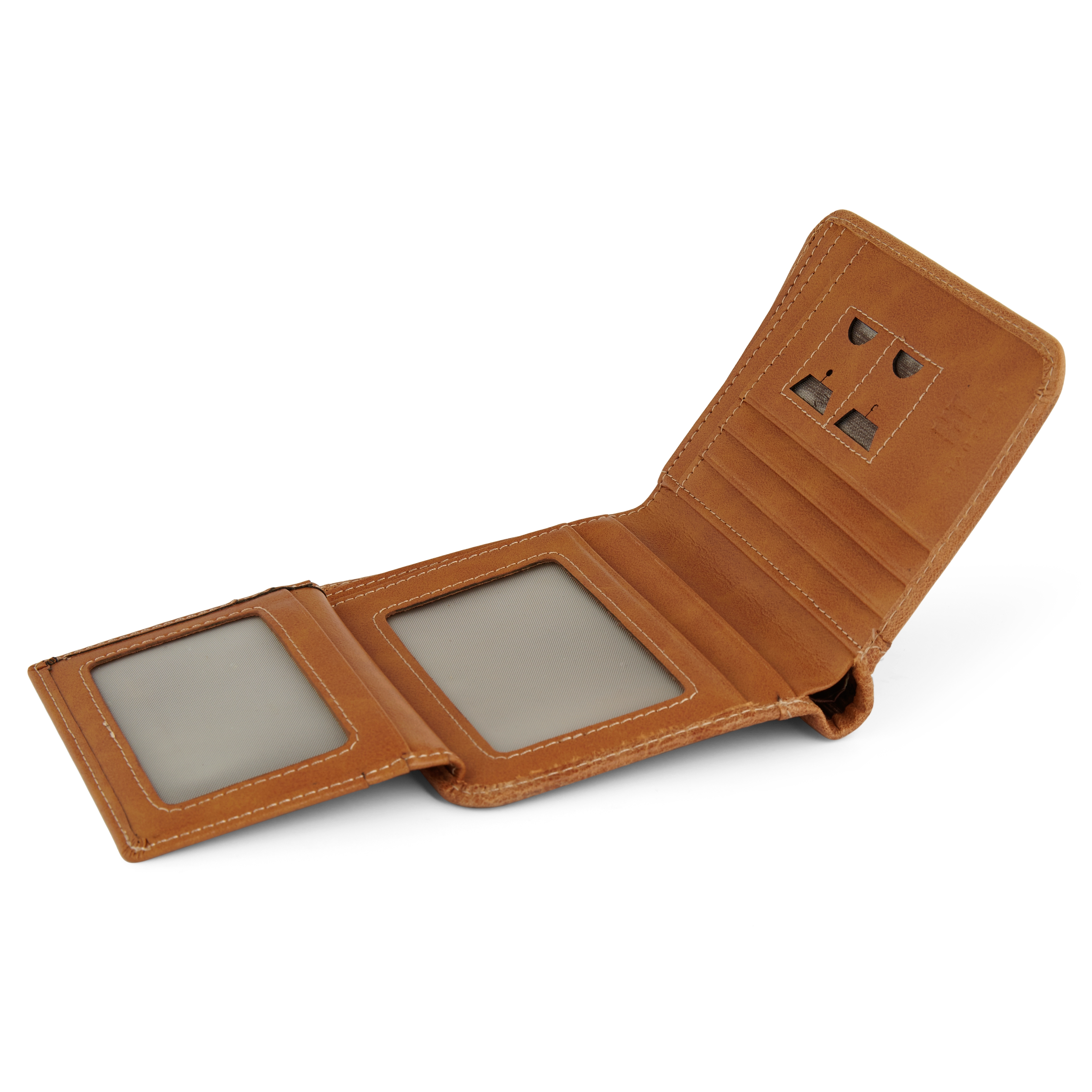 Tegnebog i Rødbrunt Læder - 5