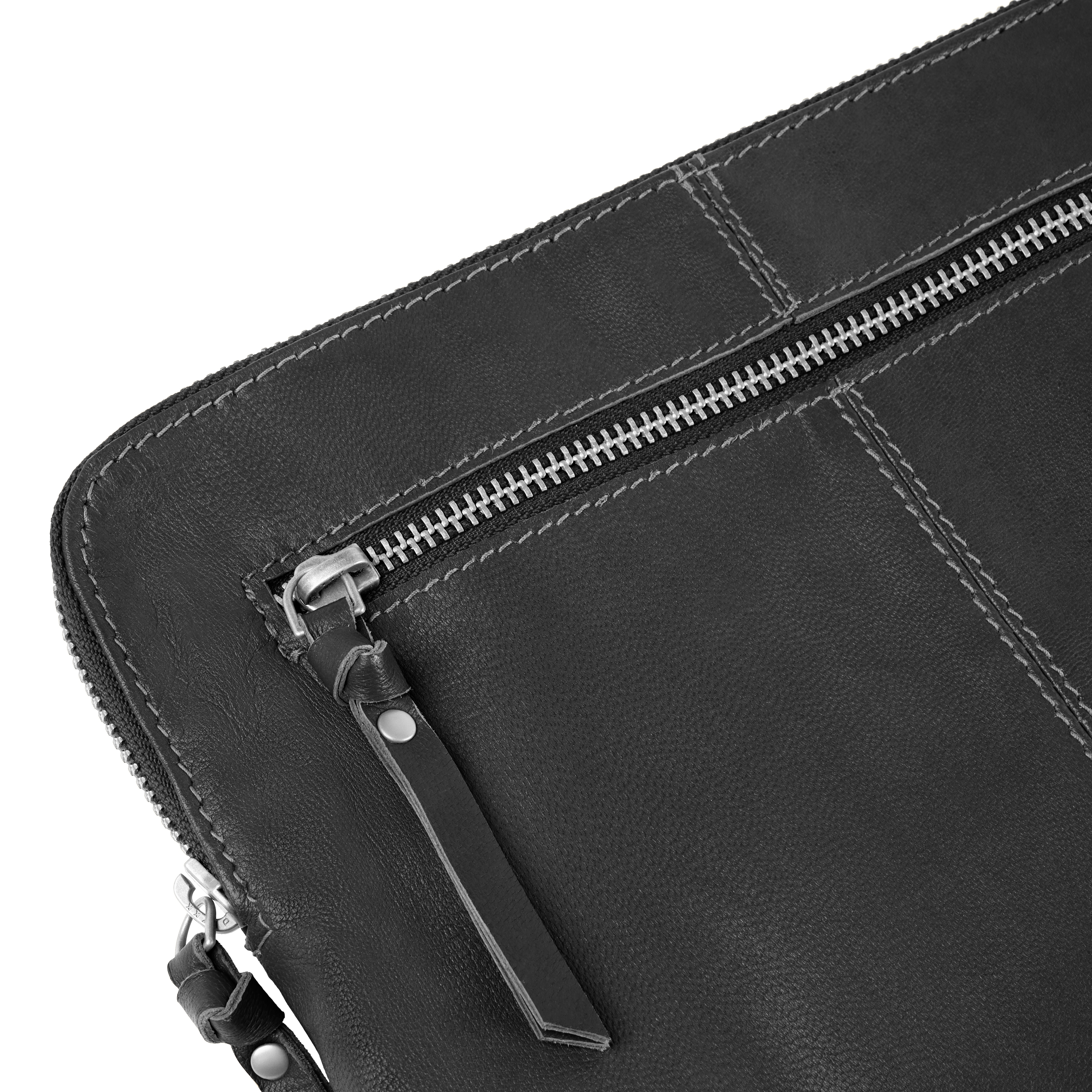 iPad Tablet Sleeve | Black Goat Leather - 5