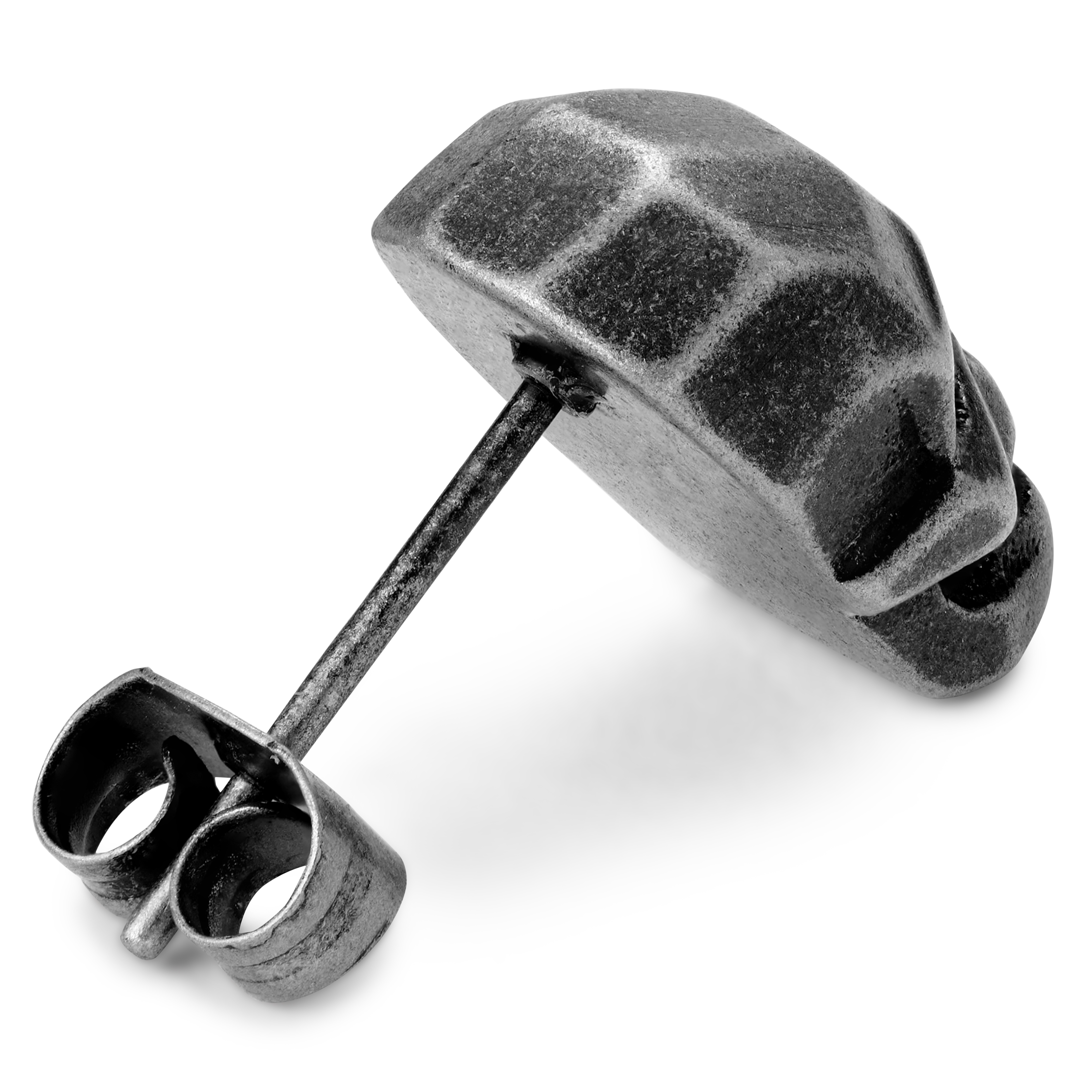 Jax Grijze Stalen Schedeloorbel - 2