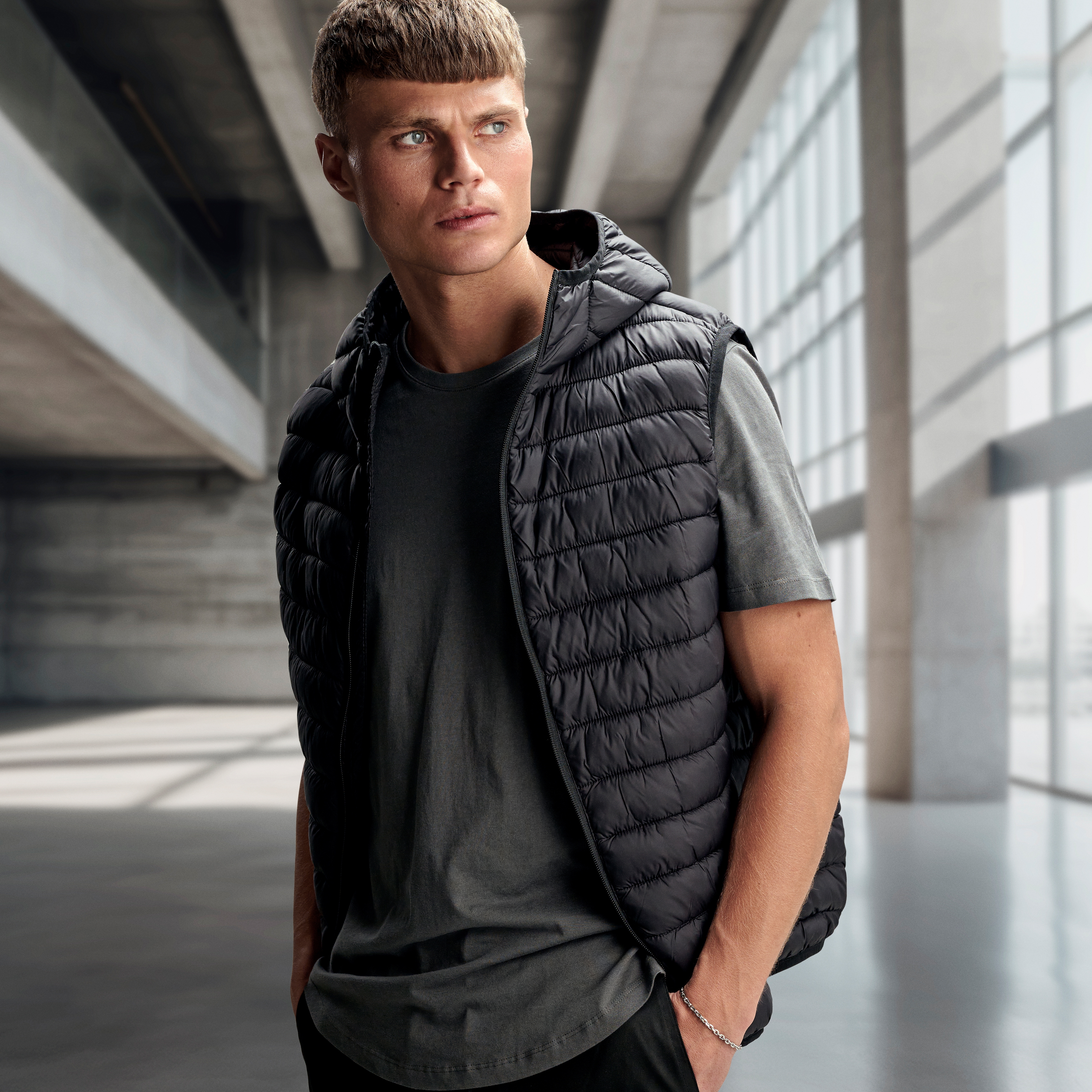 Argentia | 925s | 1/5&quot; (4 mm) Rhodium-Plated Sterling Silver Cable Chain Bracelet - 5