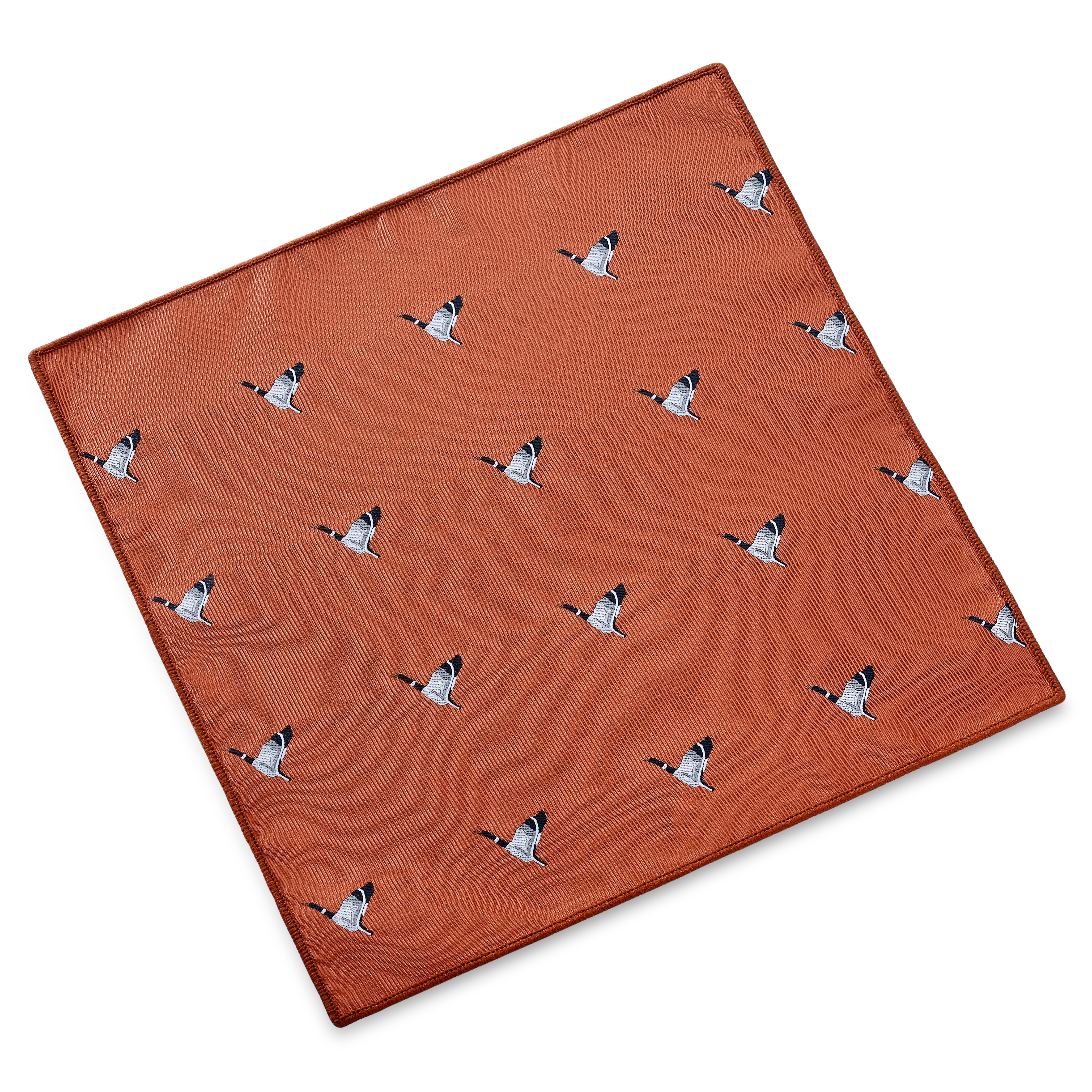 Zoikos | Red Goose Pocket Square - 2