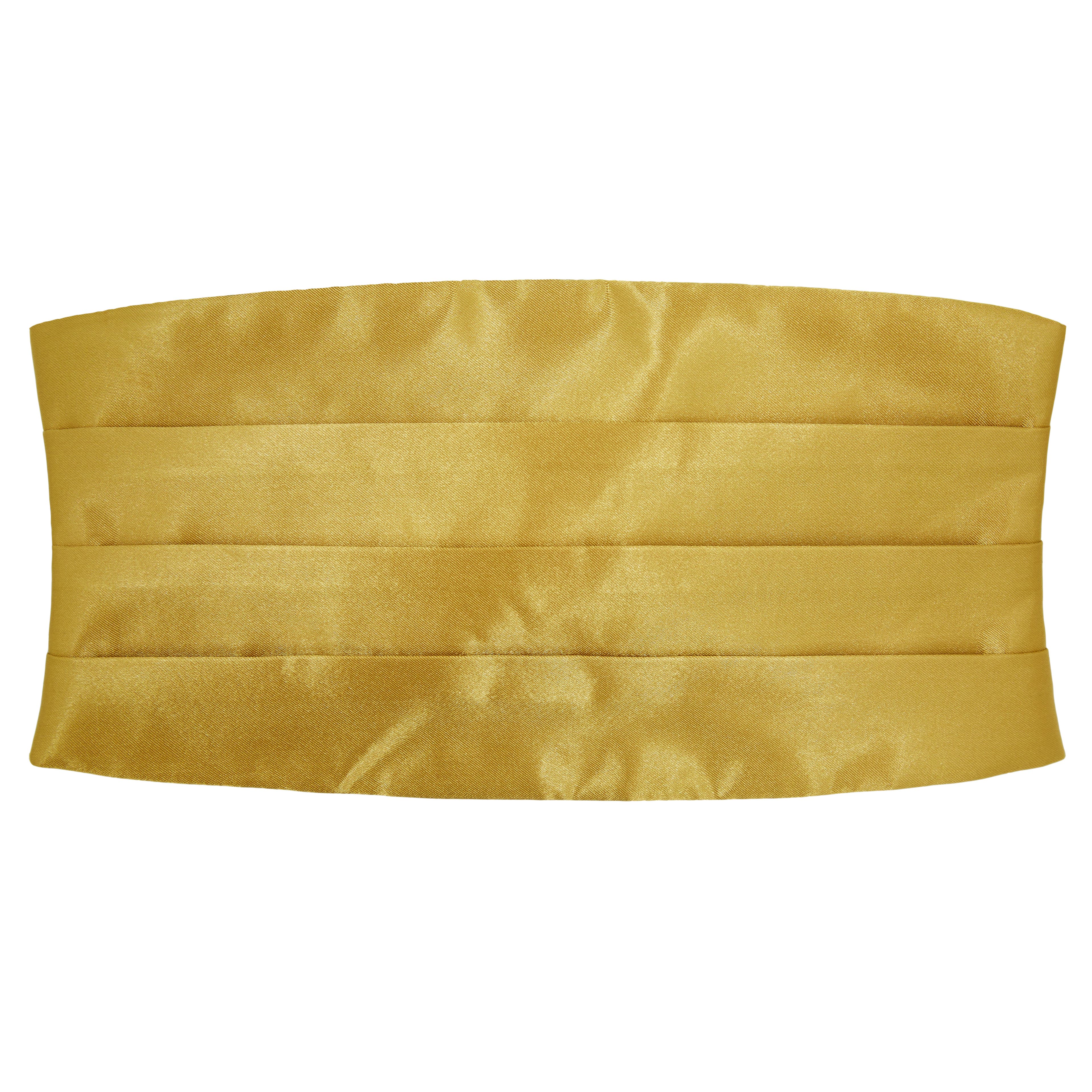 Glänzender Goldfarbener Basic Kummerbund