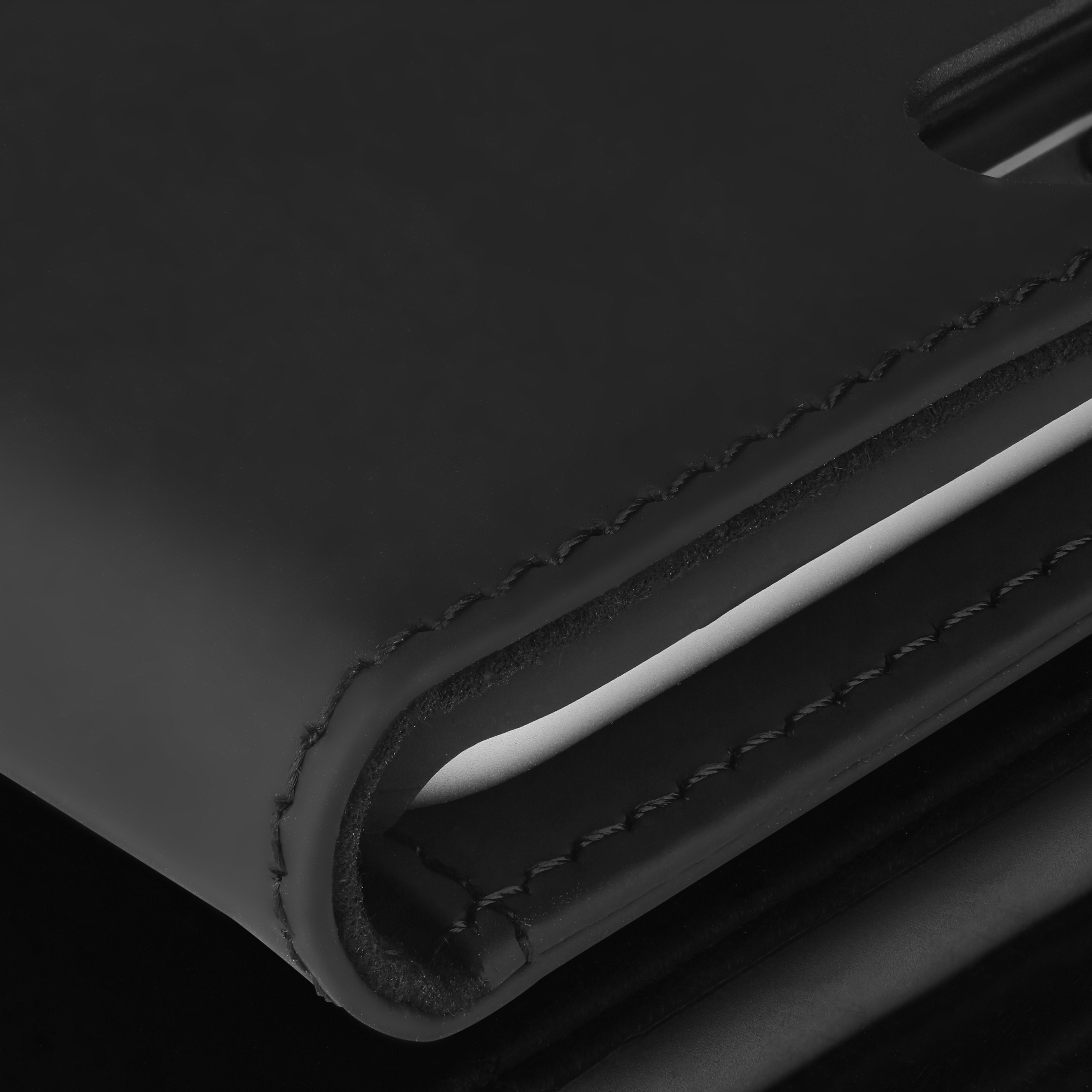 Avtagbart Svart Läderfodral till iPhone 6 - 5