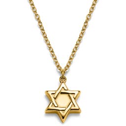 Unity | Gold-tone Star of David Necklace