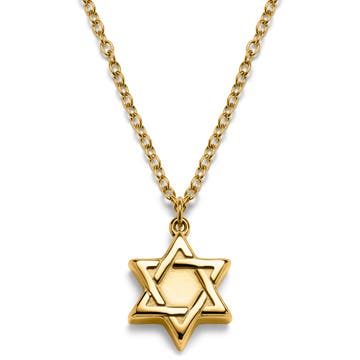 Unity | Goudkleurige Davidster Ketting Unity | Goudkleurige Davidster Ketting