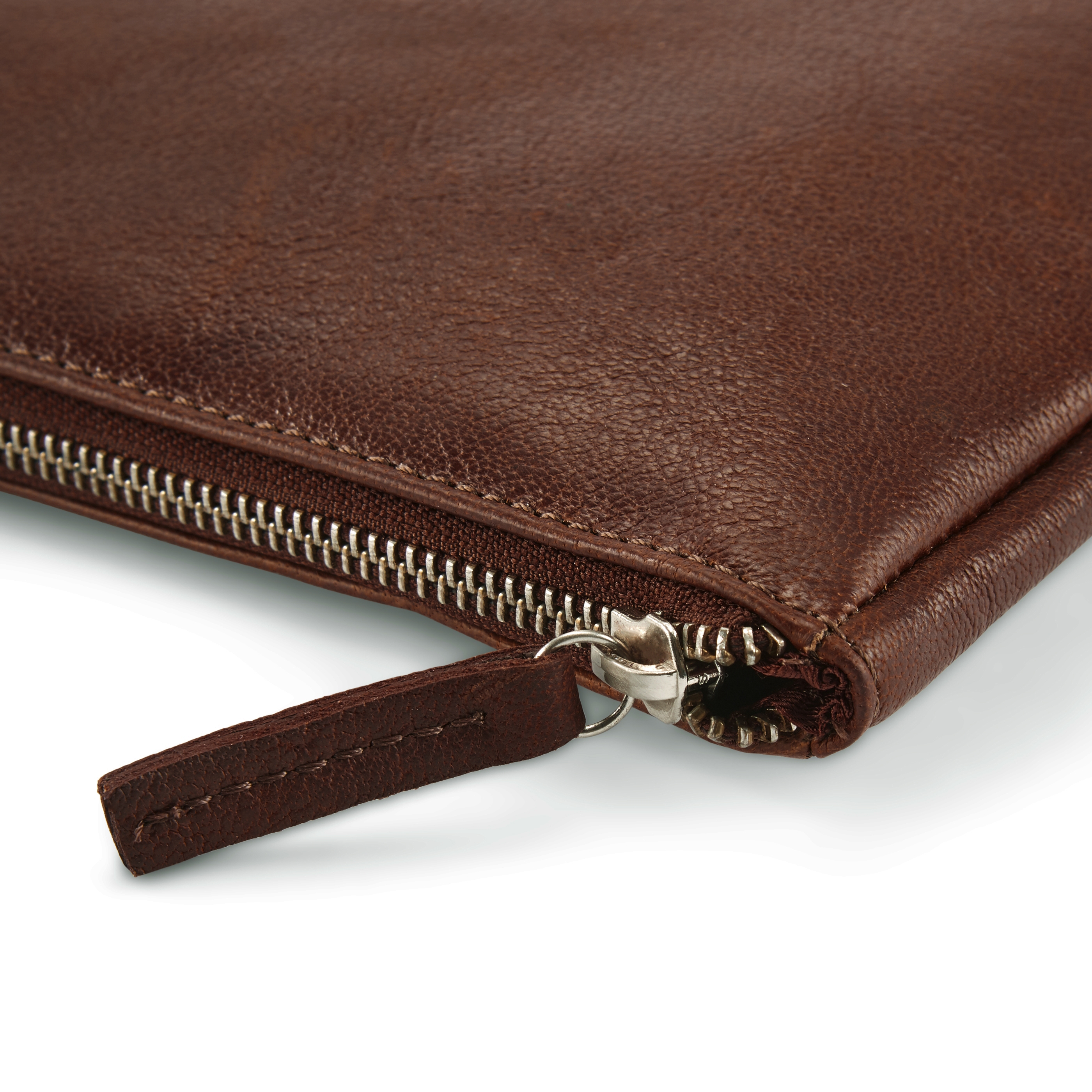 Custodia California in pelle marrone chiaro per laptop - 8