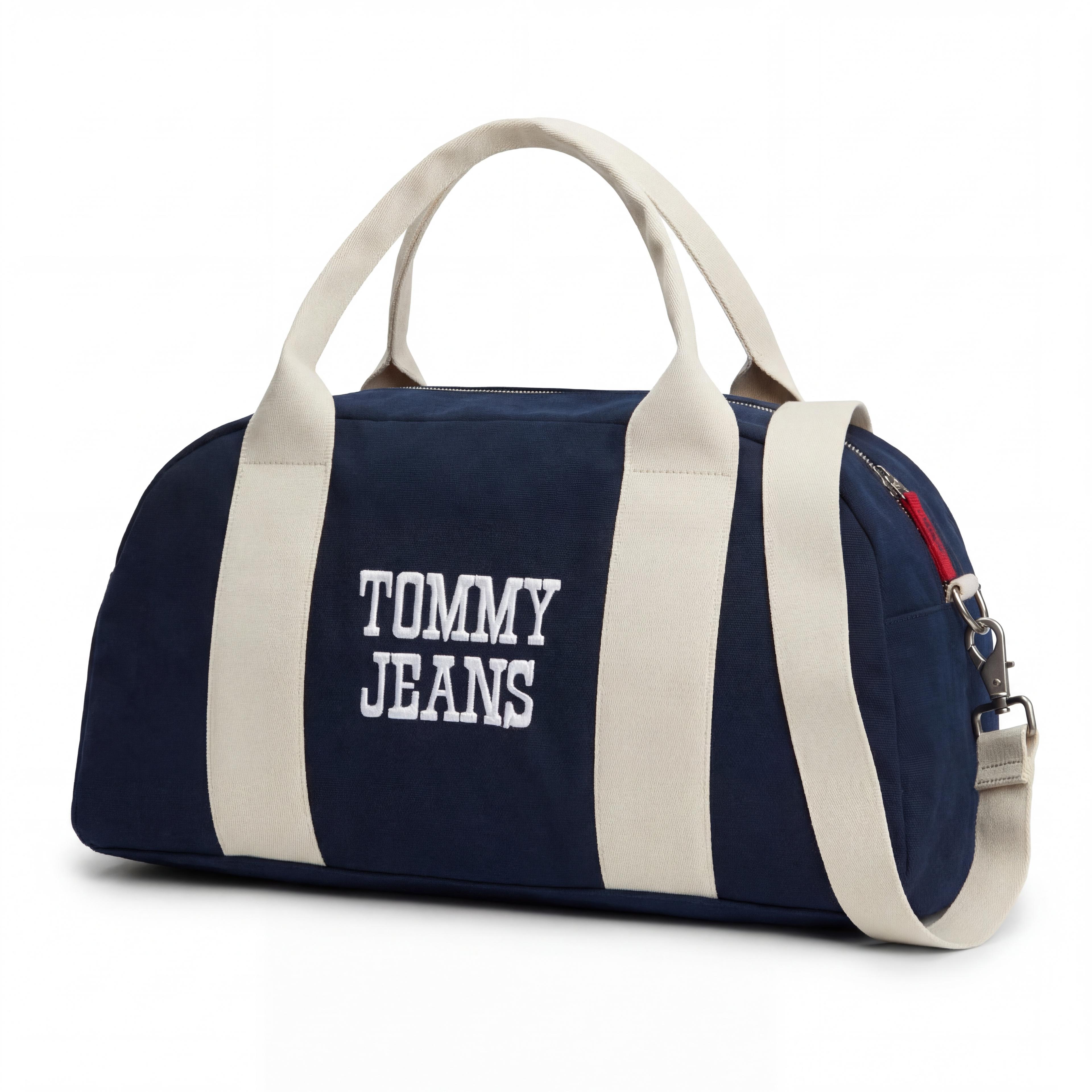Tommy Jeans | Mala de Viagem Azul-marinho e Branco Tommy Jeans | Mala de Viagem Azul-marinho e Branco
