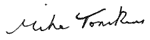 Mike Tompkins Signature - MandM