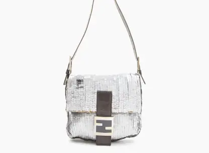 Fendi // Brown Monogram Mini Baguette Bag – VSP Consignment