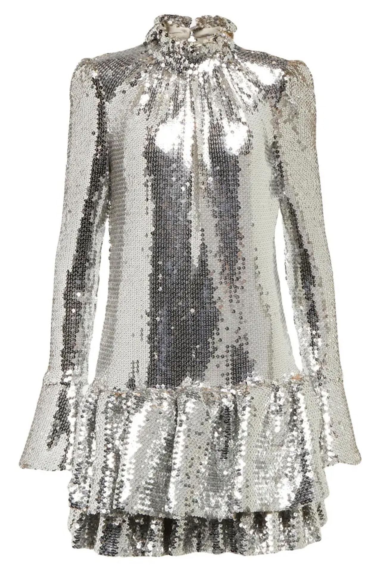 sachin and babi light blue dress Silver Sequin Dresses