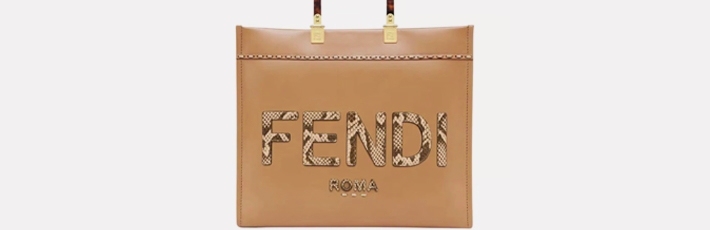 FENDI Large Logo Pouch in Light Rose BRAND NEW WITH India | Ubuy