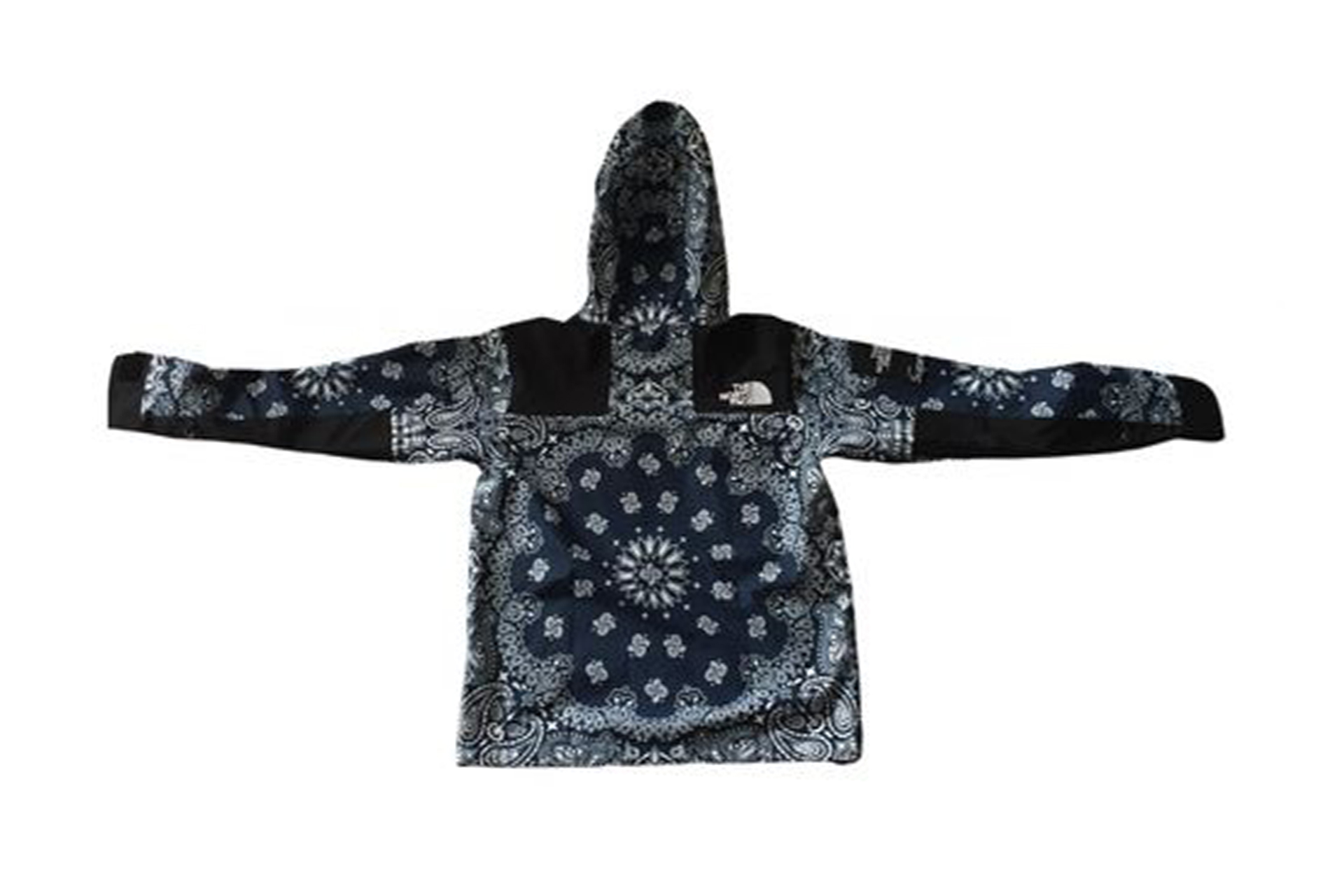 Supreme the north face bandana cheap mountain jacket navy