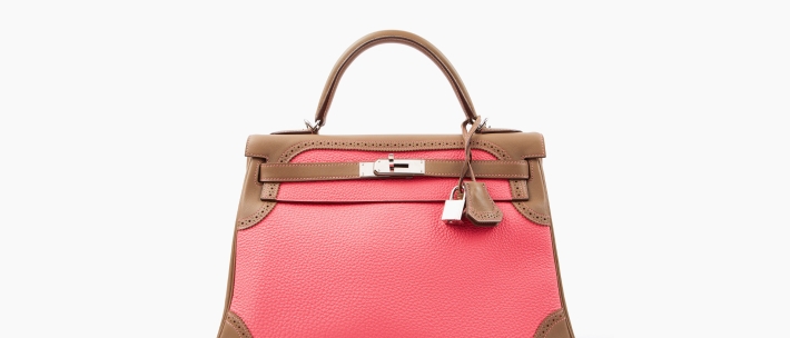 Hermès Bride-À-Brac Pink Cotton Handbag (Pre-Owned)