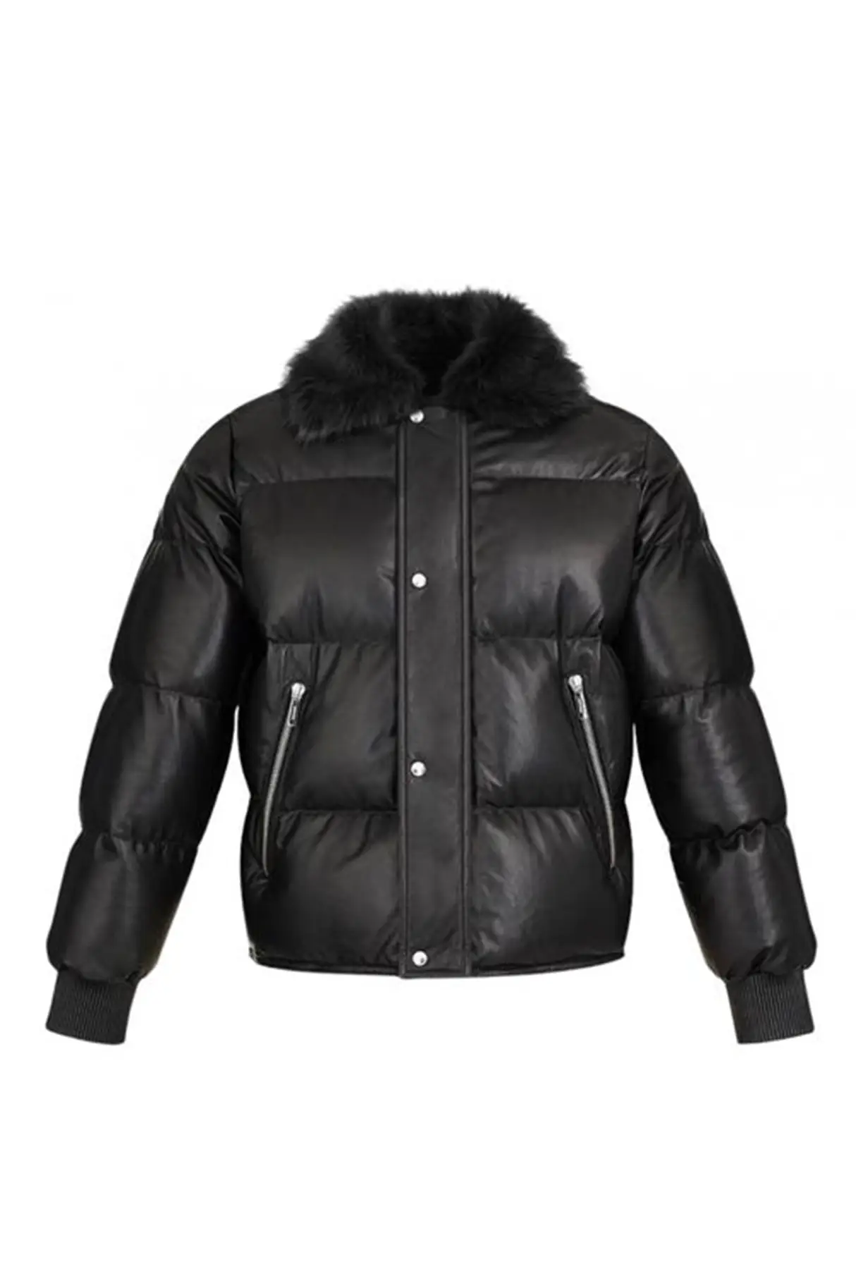 Dior-leather-black-mens-puffer-jacket
