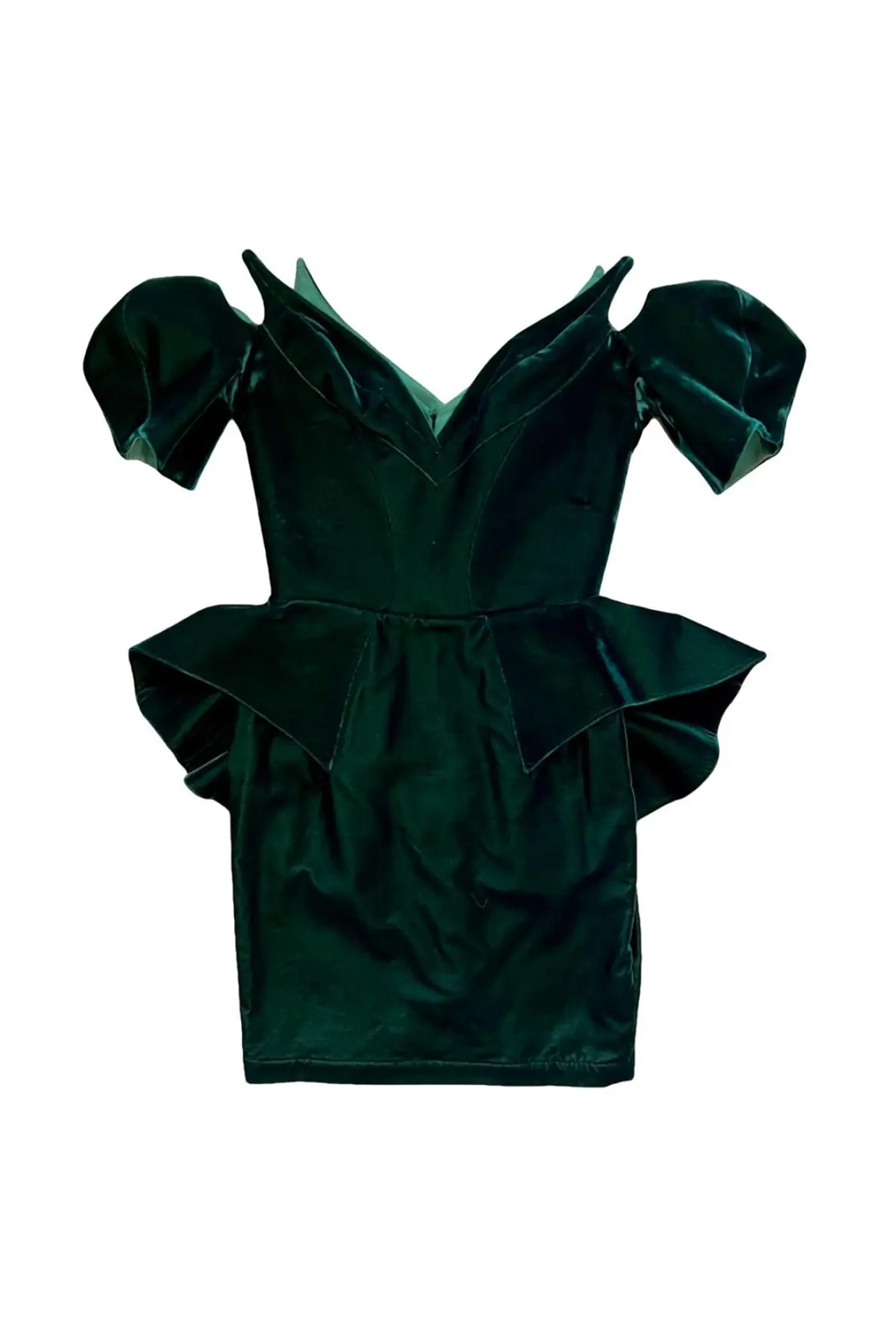 black and emerald green wedding dress Vintage 60s Emerald Green Silk Velvet Mod Mini Dress • 8/10 – Top Notch  Vintage main image 1