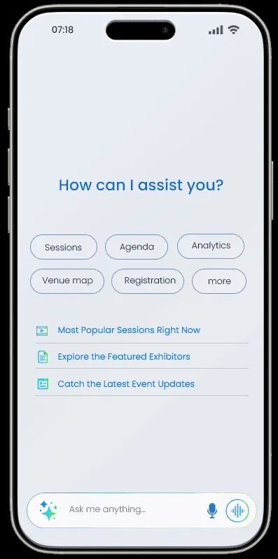 eventCopilot Interface