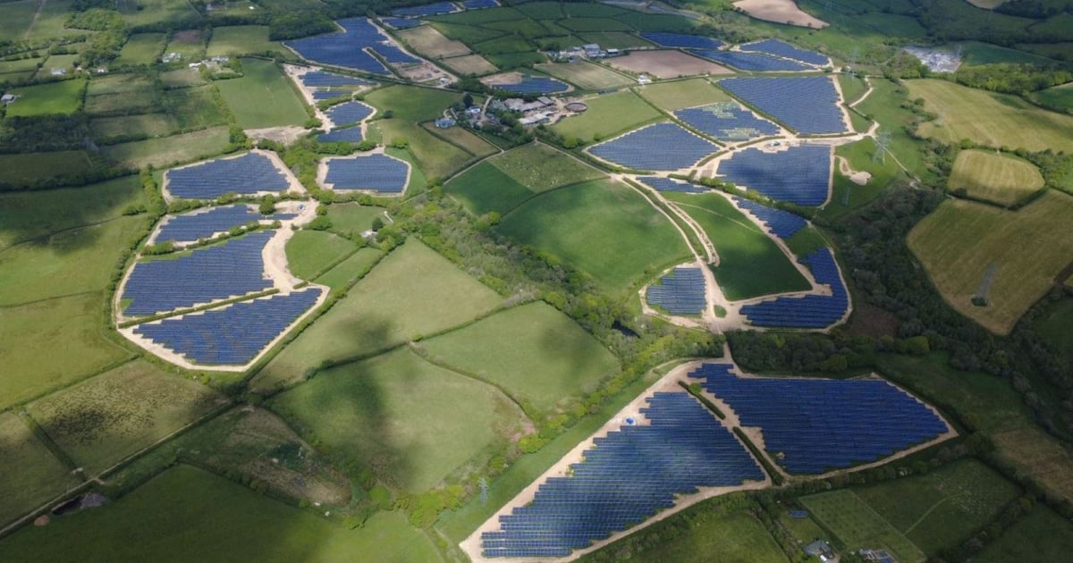 Solar System Ripple Ex-Ripple owned Derril Water solar plant operational