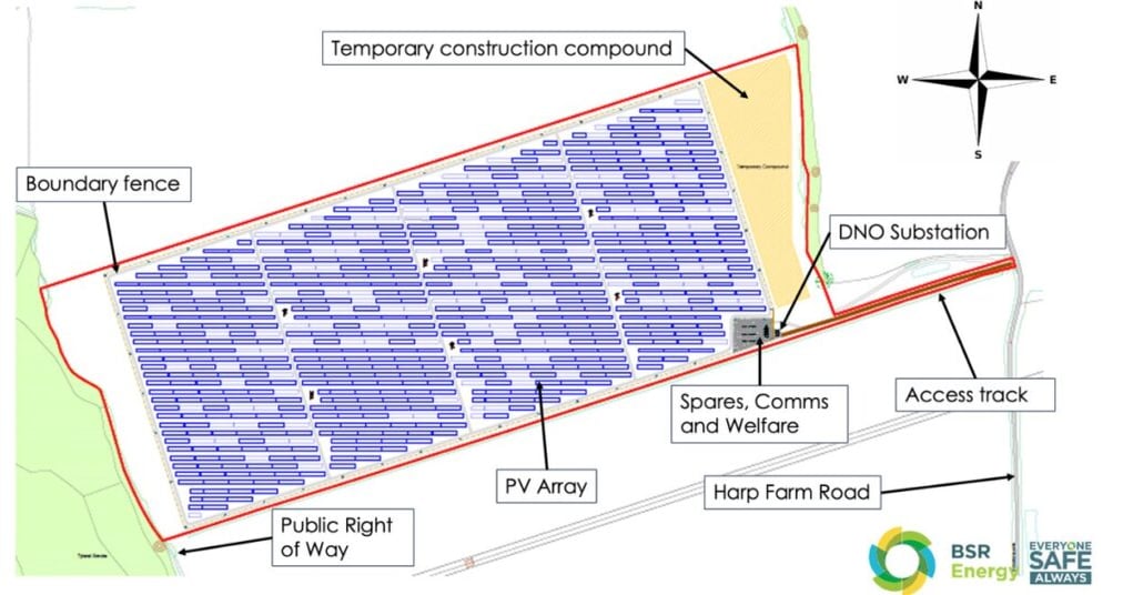 British Solar Renewables submits plans for Harp Farm Solar Park - Solar ...