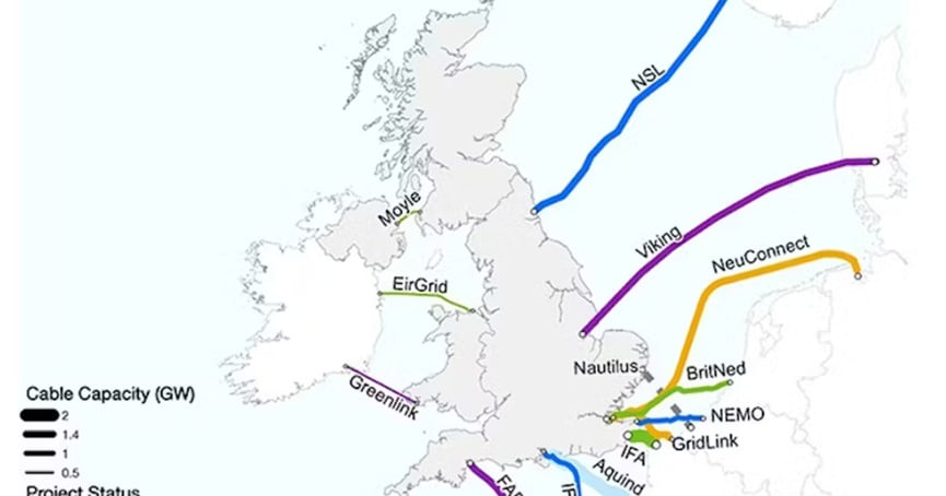Ofgem Map Ofgem extends interconnector cap and floor consultation