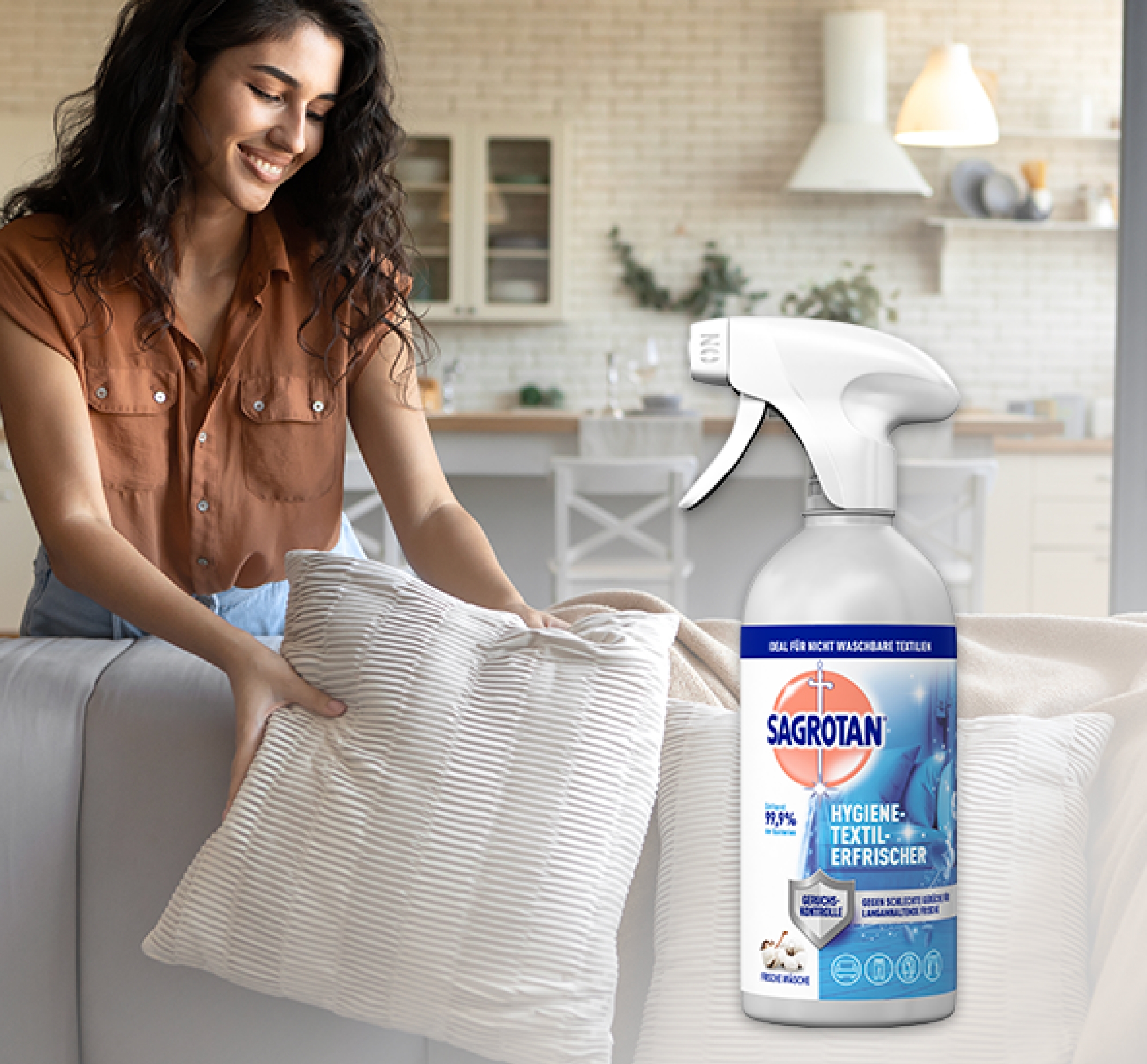 Sagrotan Textilerfrischer für langanhaltende Frische