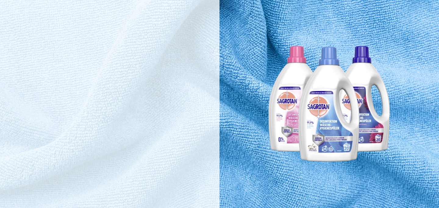 Sichern Sie sich 0,50€ Rabatt beim Kauf eines Sagrotan Wäschehygienespülers