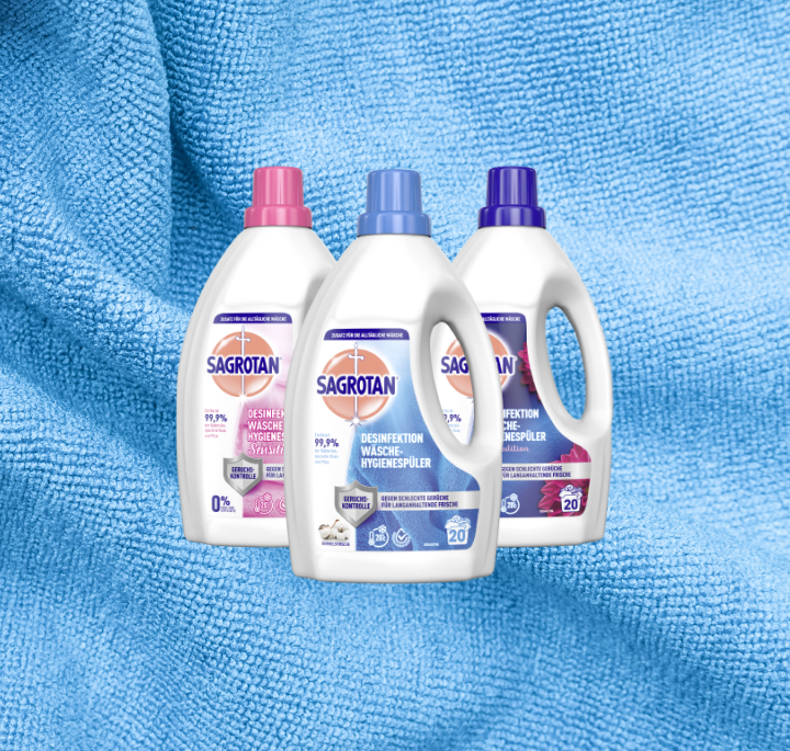 Sichern Sie sich 0,50€ Rabatt beim Kauf eines Sagrotan Wäschehygienespülers